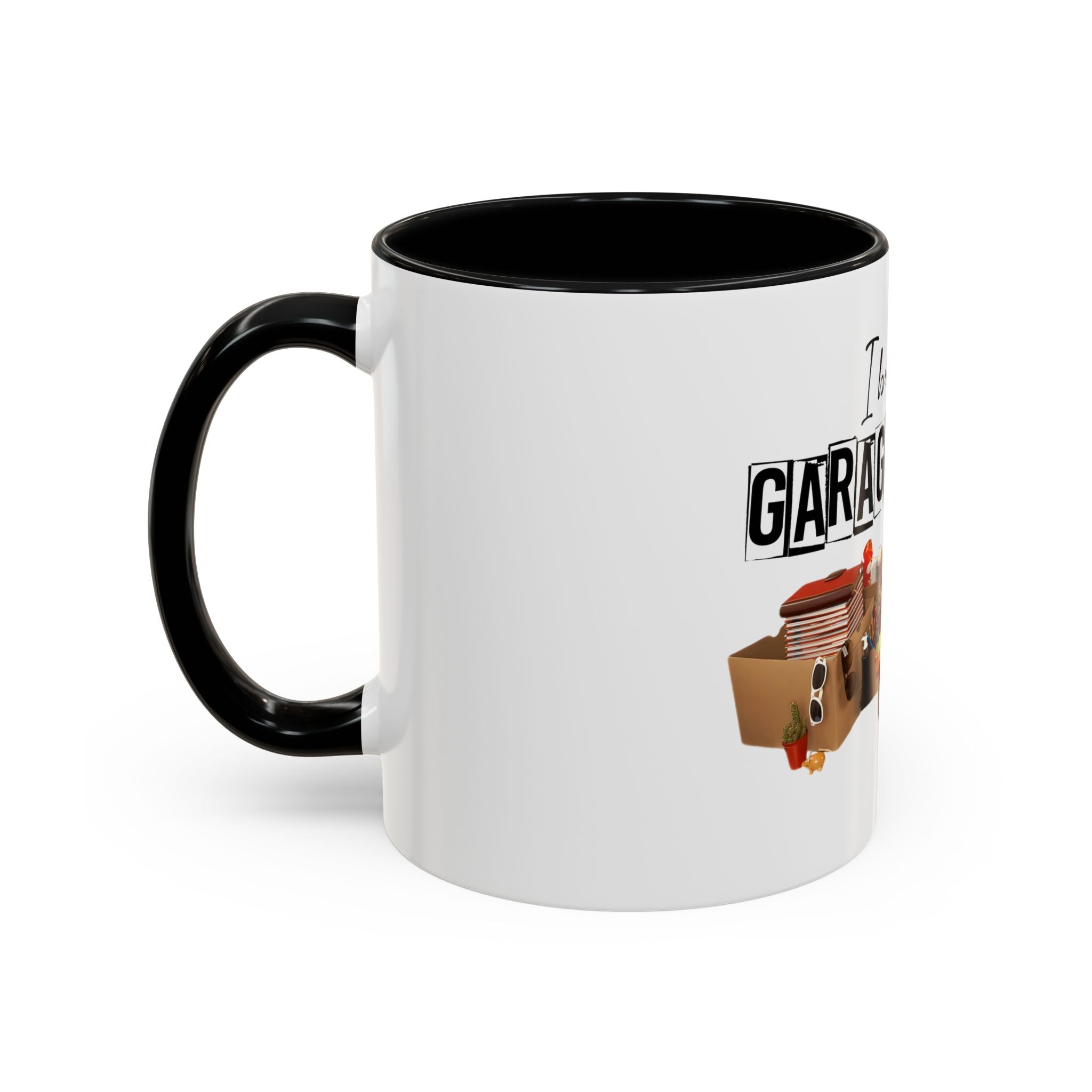 Garage & Yard Sale Coffee Mug — "I Brake for Garage & Yard Sales" Accent Mug