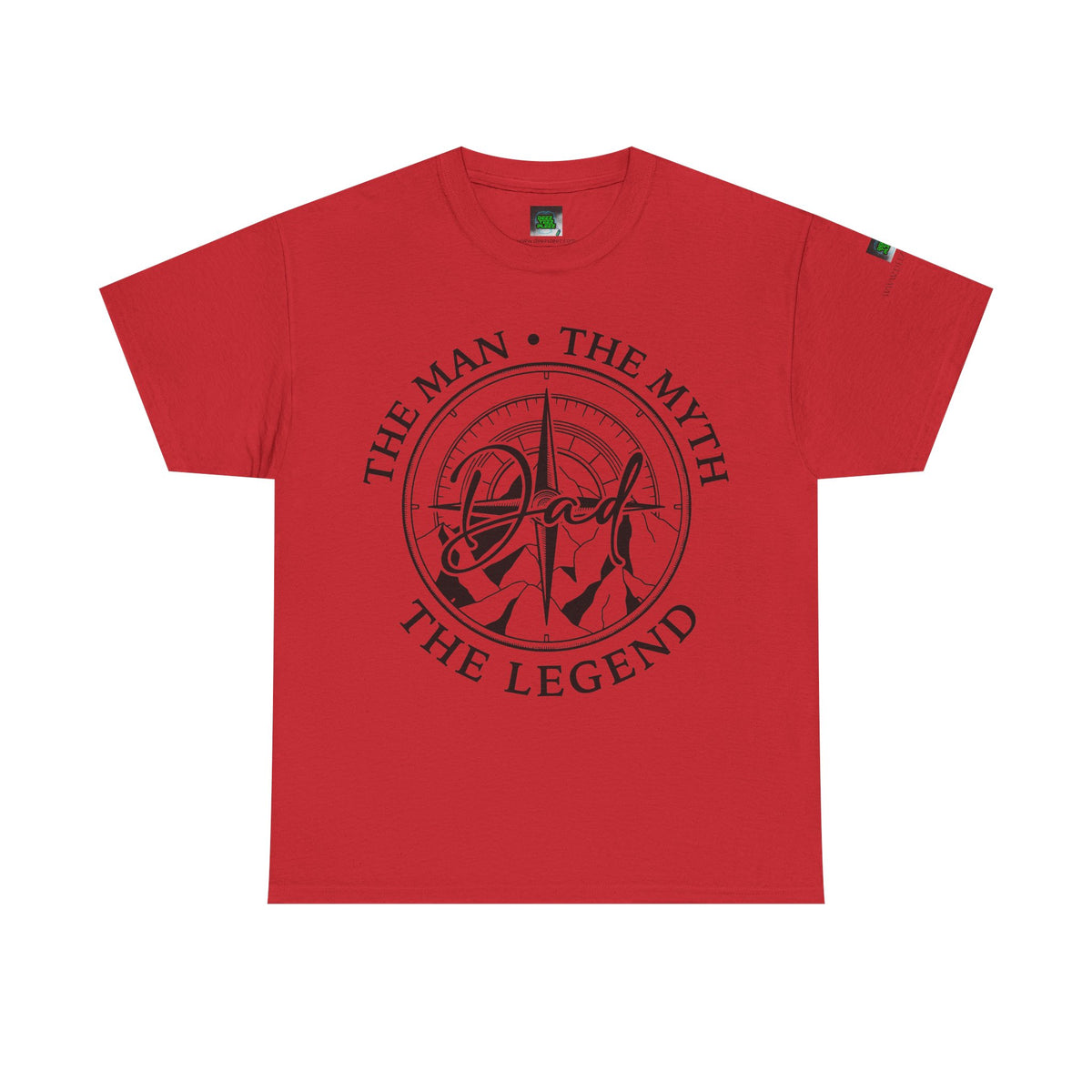 Dad Badge T-Shirt — "The Man • The Myth • The Legend" Vintage Tee