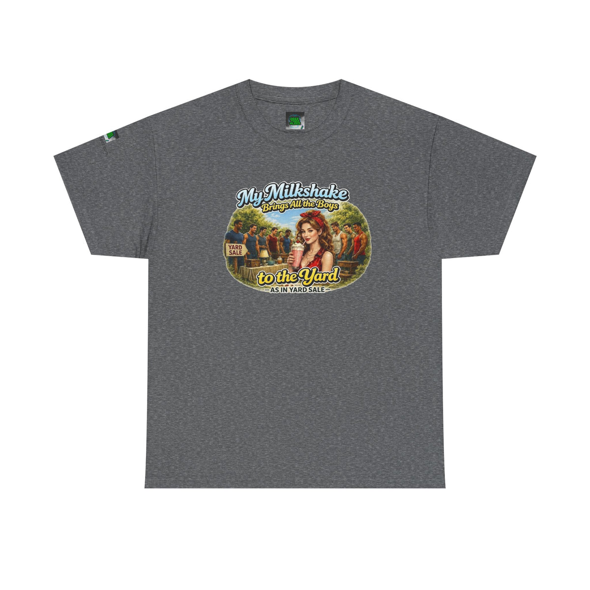 Vintage 'My Milkshake Brings All the Boys to the Yard' Graphic Tee
