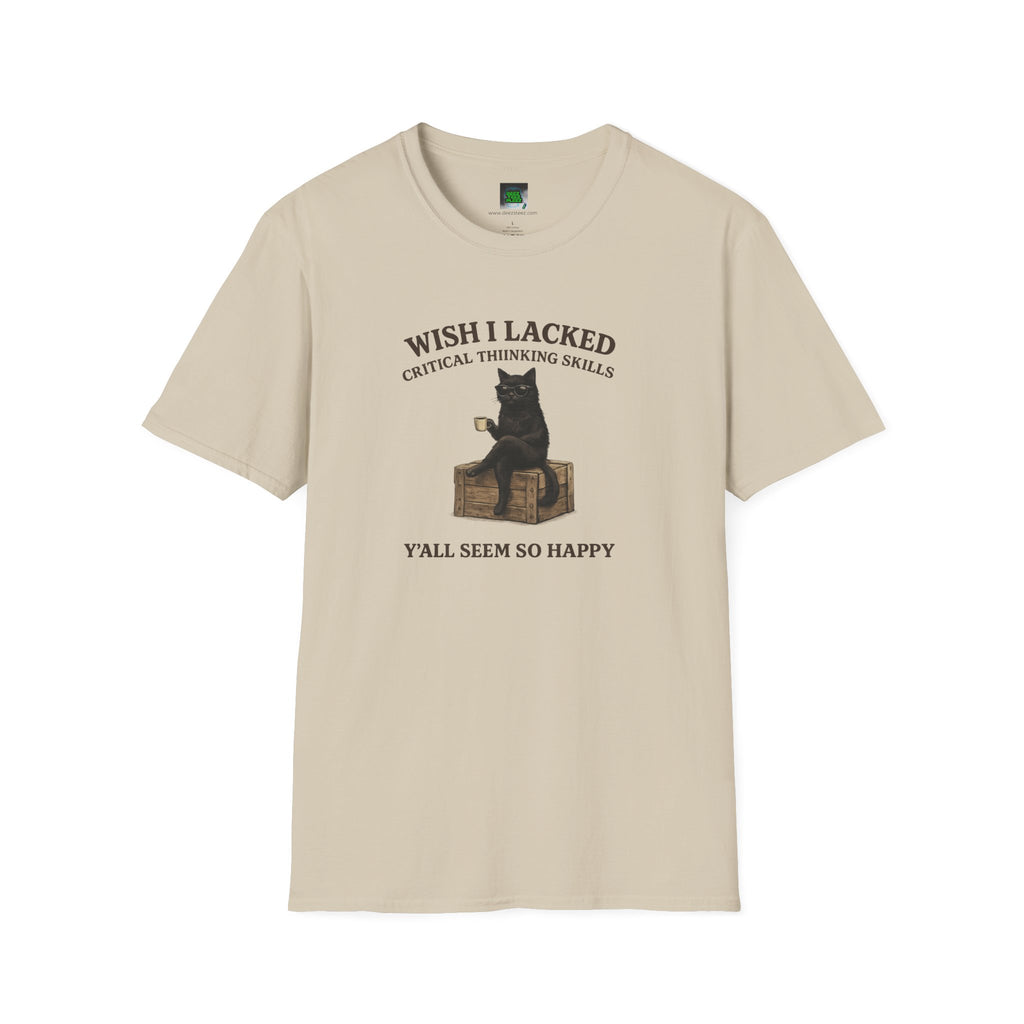Unisex Softstyle T-Shirt "I Wish Cool Cat"