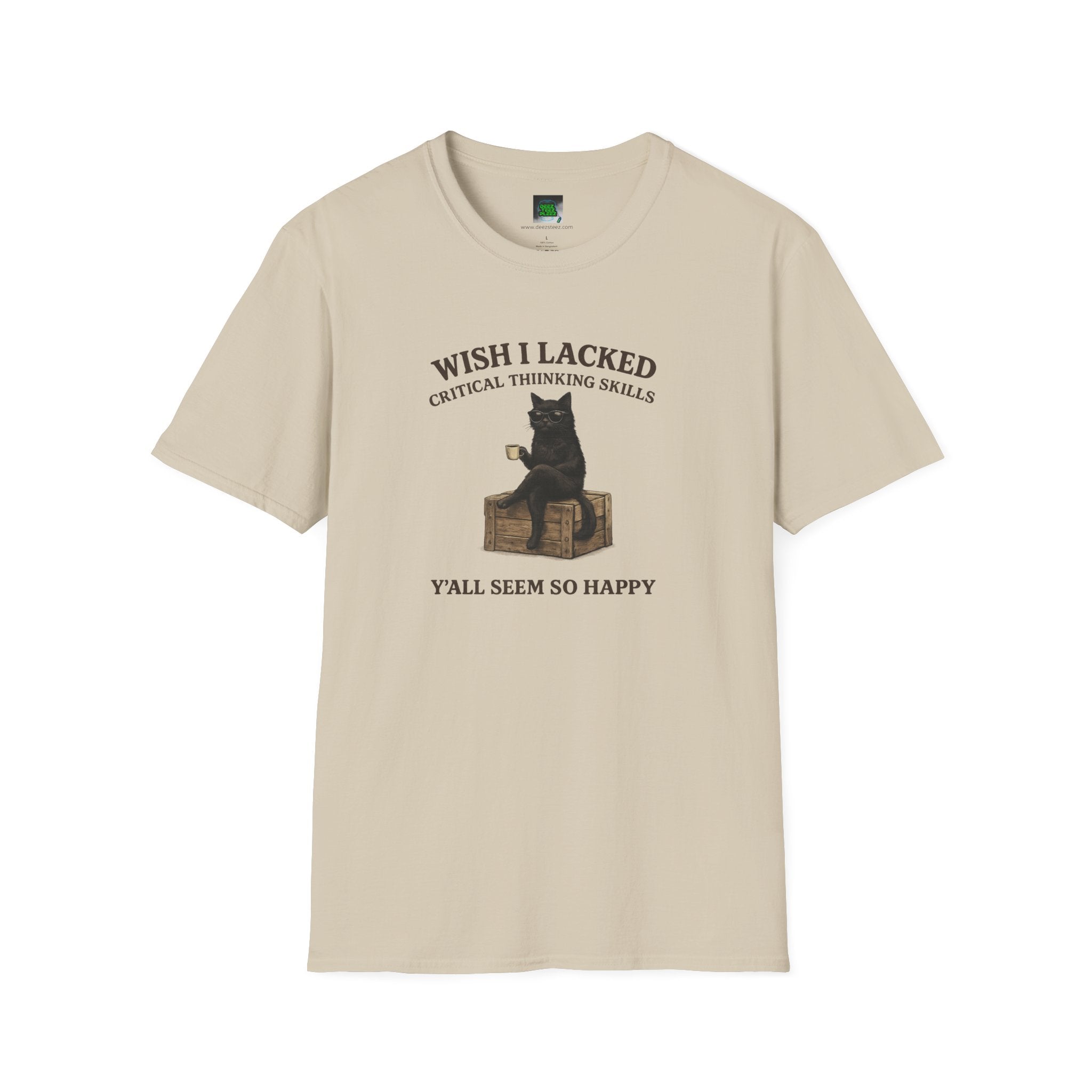 Unisex Softstyle T-Shirt "I Wish Cool Cat"