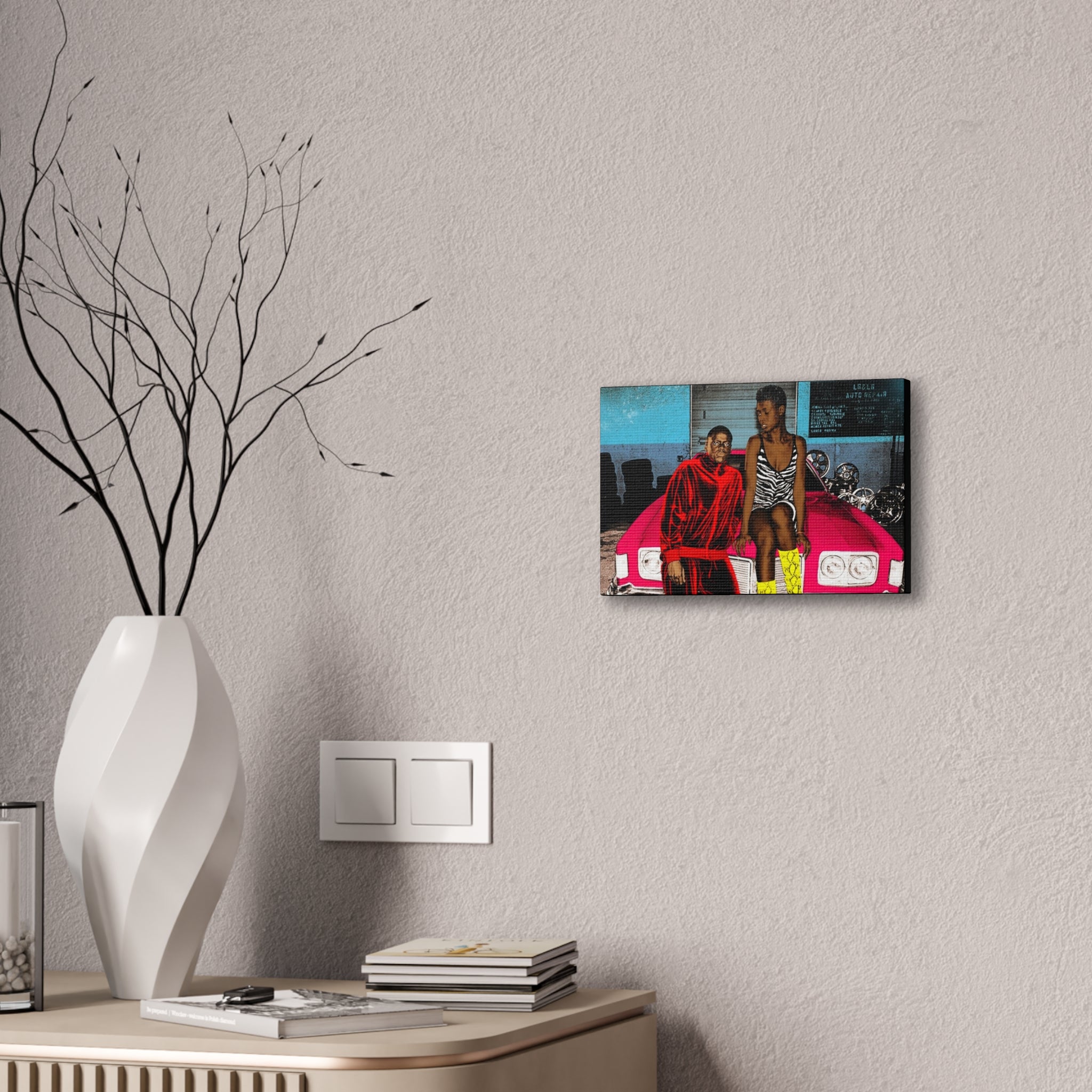 Queen & Slim Canvas Wall Art — Stretched 0.75"