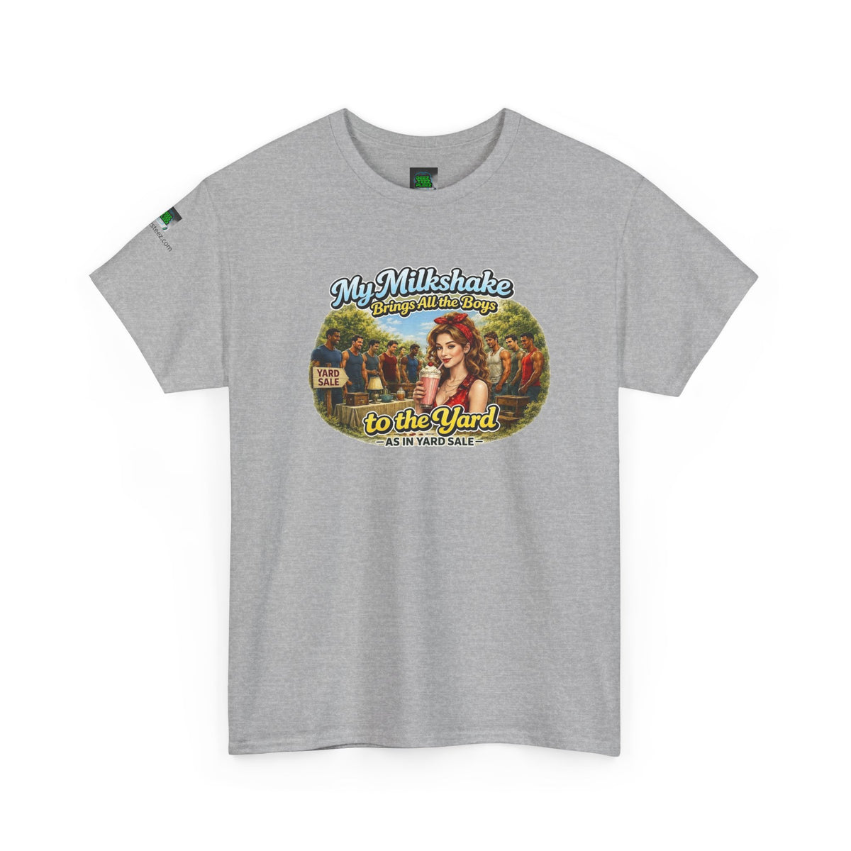 Vintage 'My Milkshake Brings All the Boys to the Yard' Graphic Tee