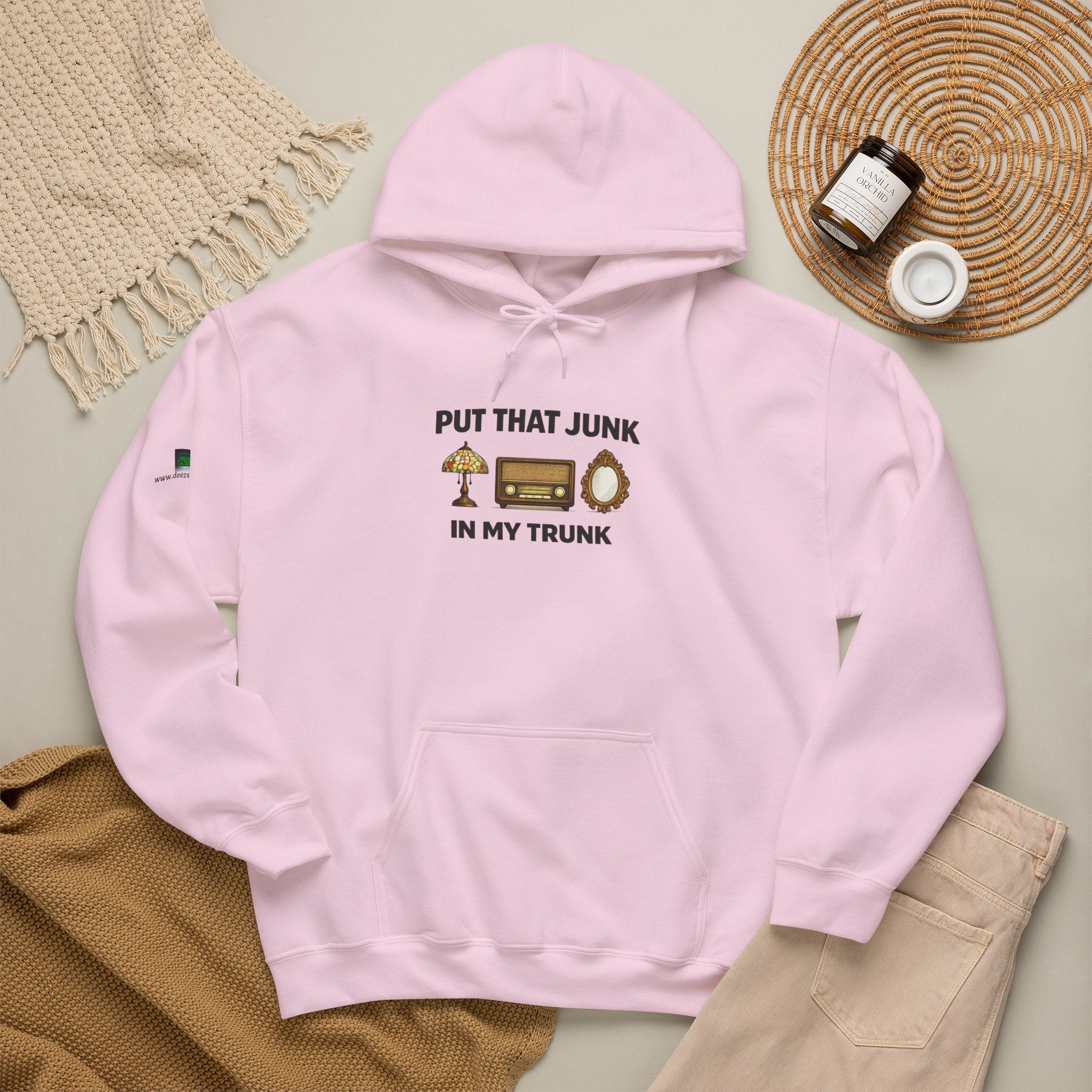 Hoodie “Put That Junk In My Trunk” Vintage RV Camping Graphic