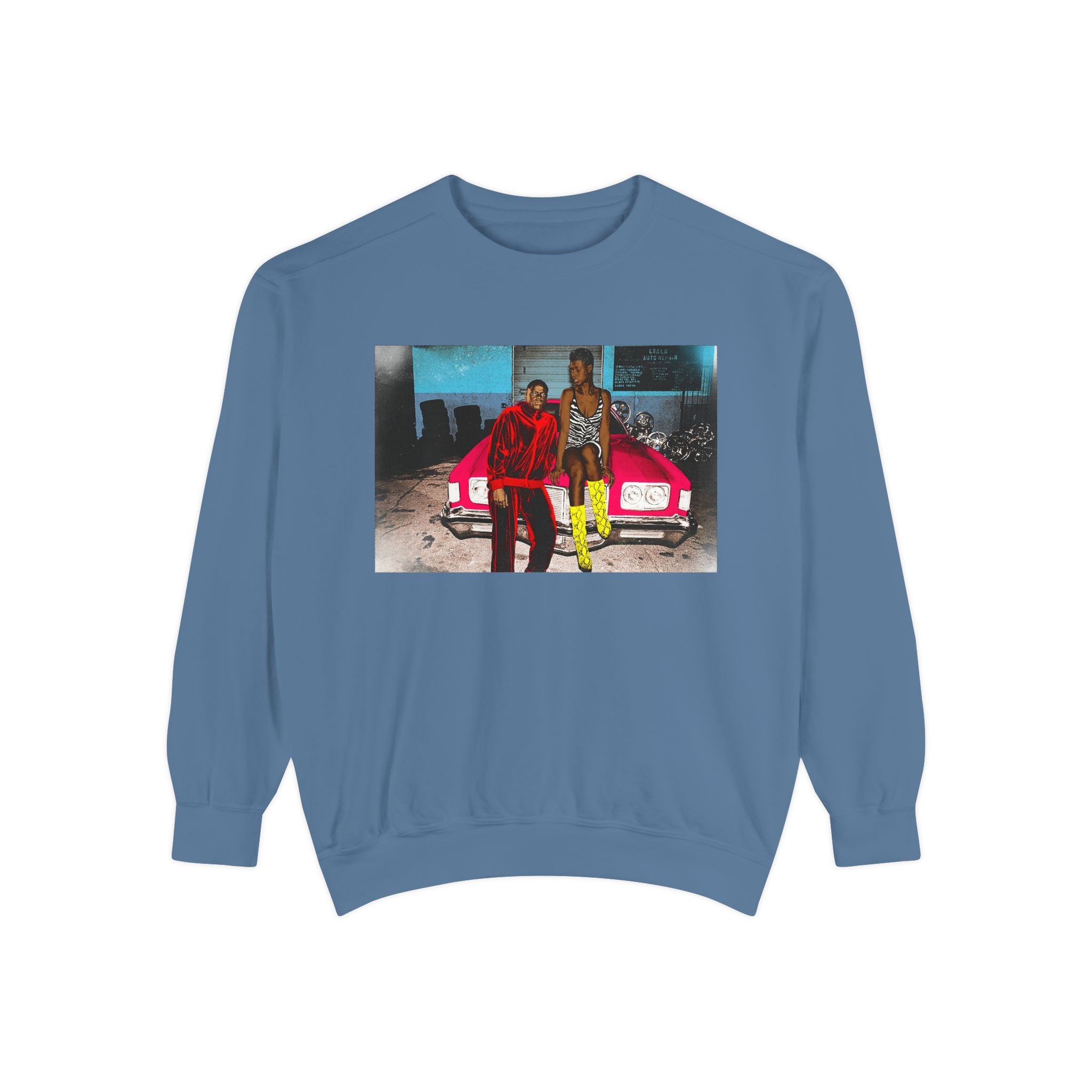 Unisex Sweatshirt - A uniquely urban vibe, reminisce and enjoy- Qu$en & Slim. Thee slept-on, quintessential classic.