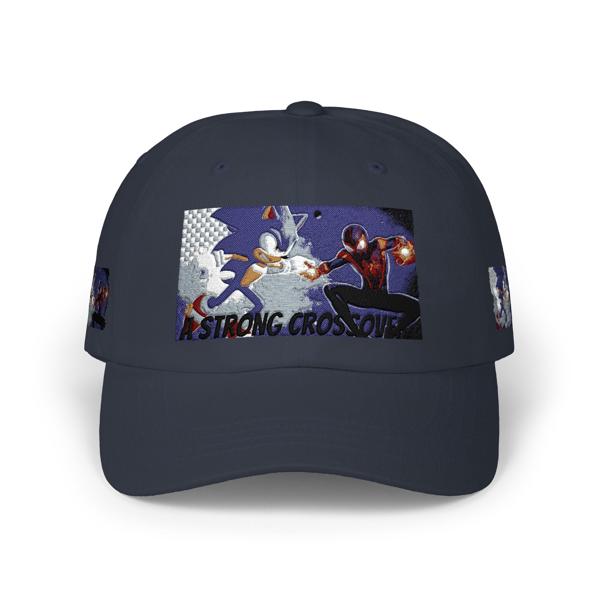 Sonic vs. Miles Morales Space Dad Cap — Youth Graphic Baseball Hat
