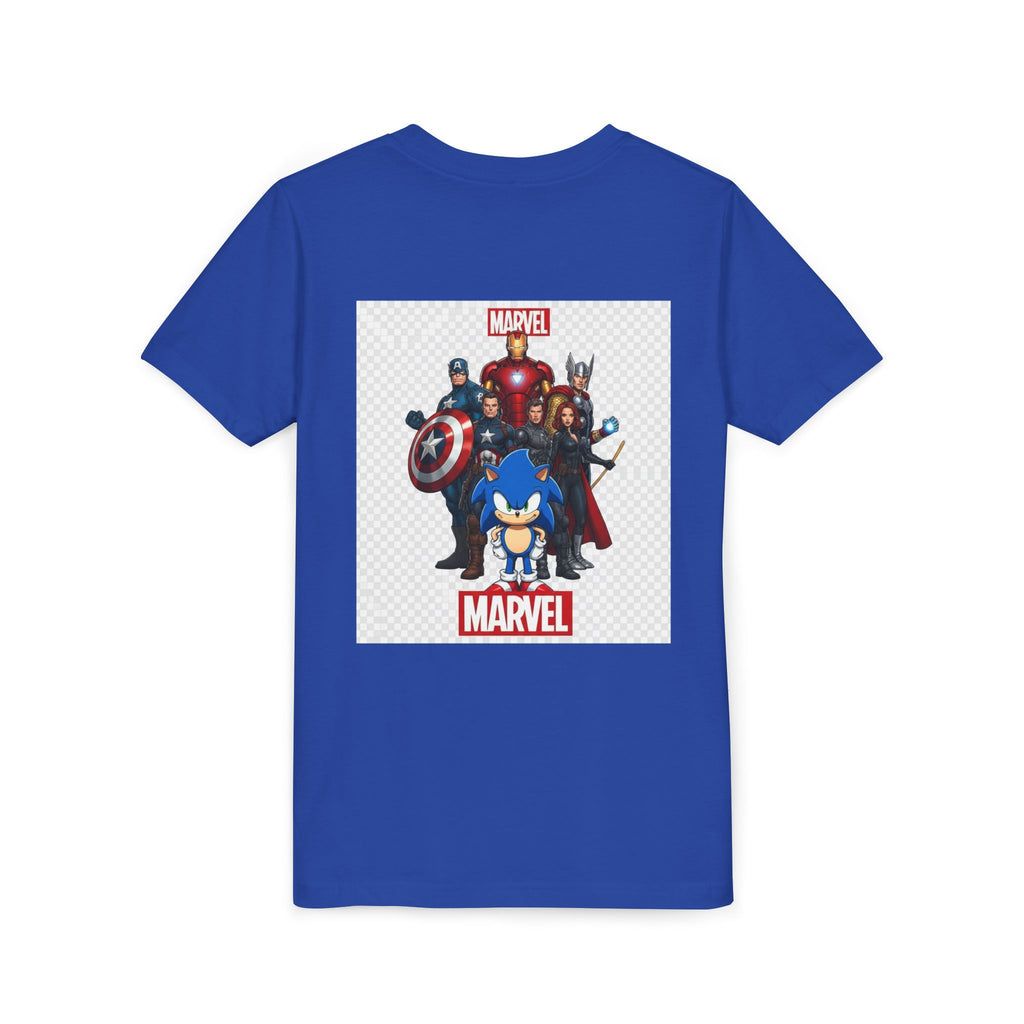 Kids Marvel & Spider-Verse Superhero Tee — Sonic & Avengers Graphic Youth T-Shirt