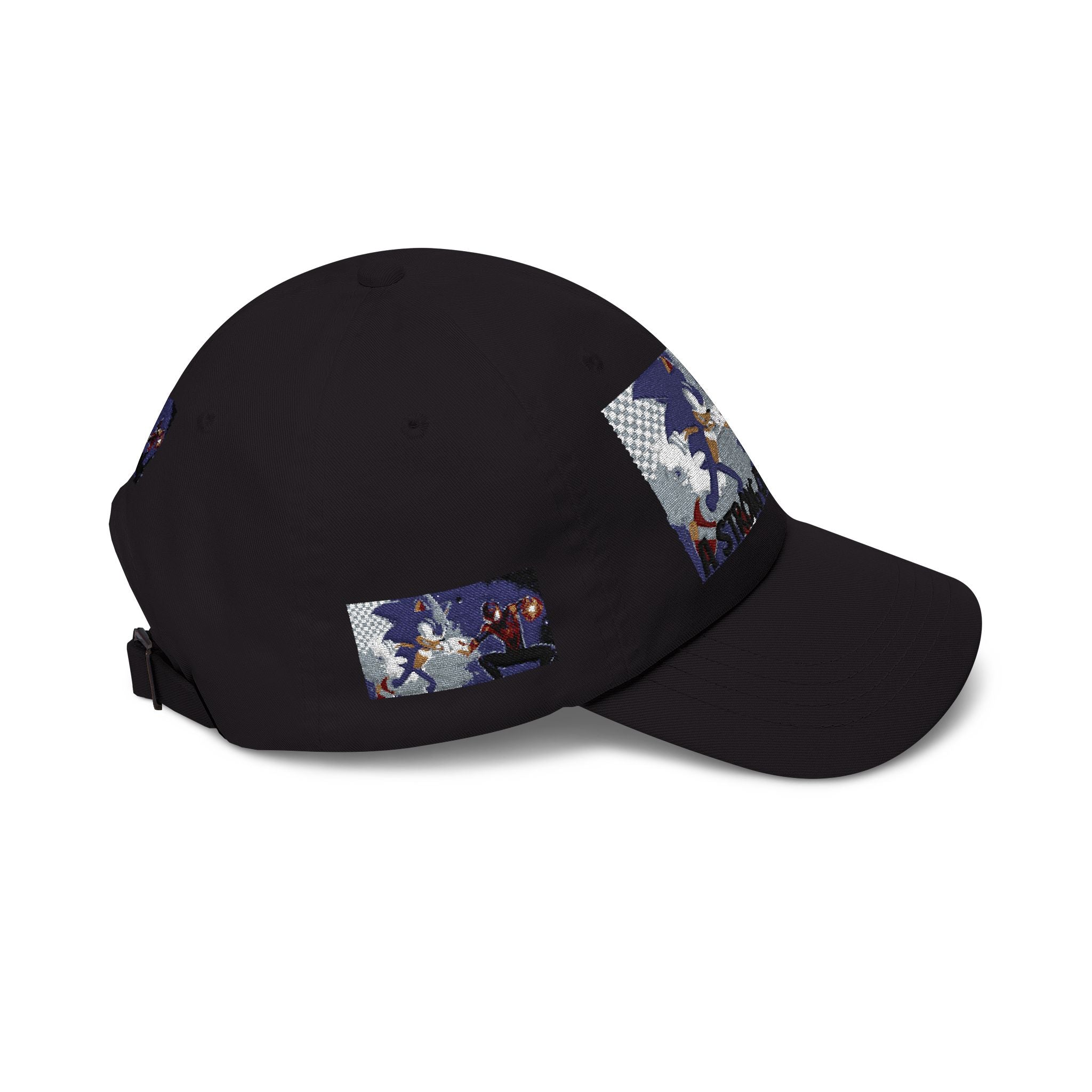 Sonic vs. Miles Morales Space Dad Cap — Youth Graphic Baseball Hat