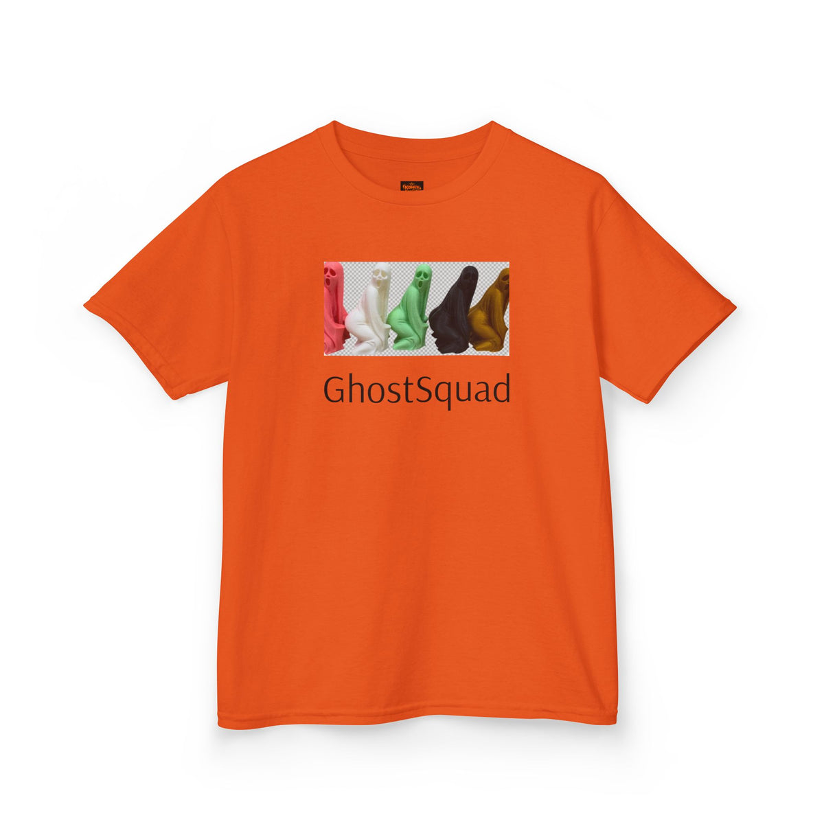 Kids GhostSquad T‑Shirt — Colorful Ghost Character Tee for Children