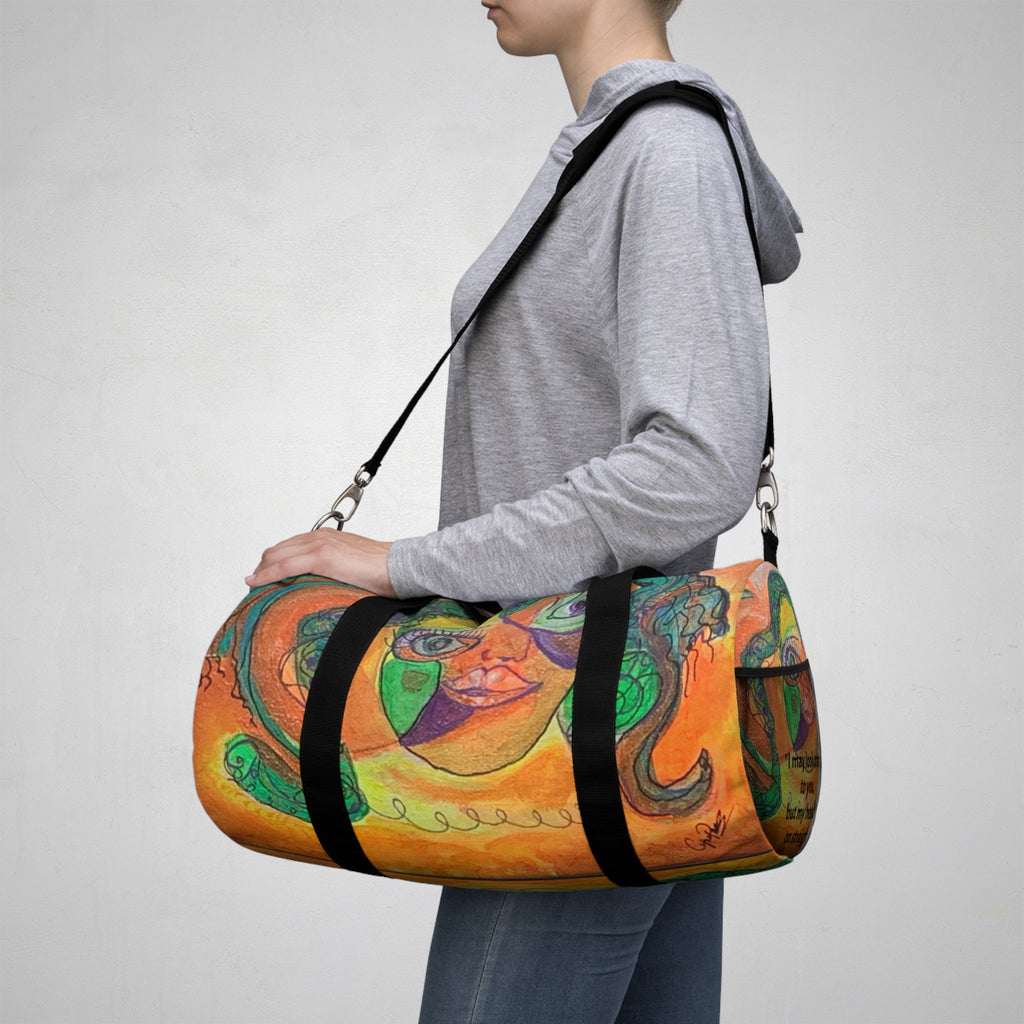 Pause 11 'My Head Is On Straight' Duffel Bag – Weekend Getaway Travel Bag
