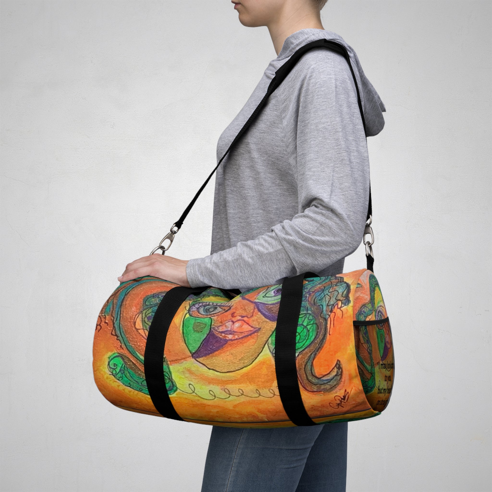 Pause 11 'My Head Is On Straight' Duffel Bag – Weekend Getaway Travel Bag