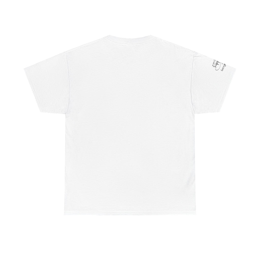 T-Shirt — "Apparently I Love Yard Sales" Minimal Ocean Watercolor Pocket w Sleeve Love