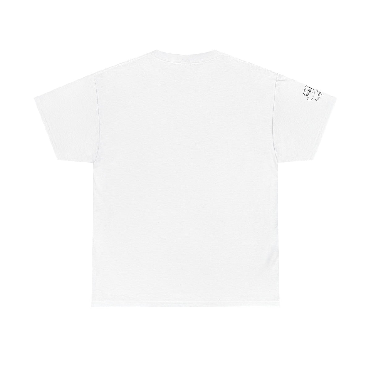 T-Shirt — "Apparently I Love Yard Sales" Minimal Ocean Watercolor Pocket w Sleeve Love