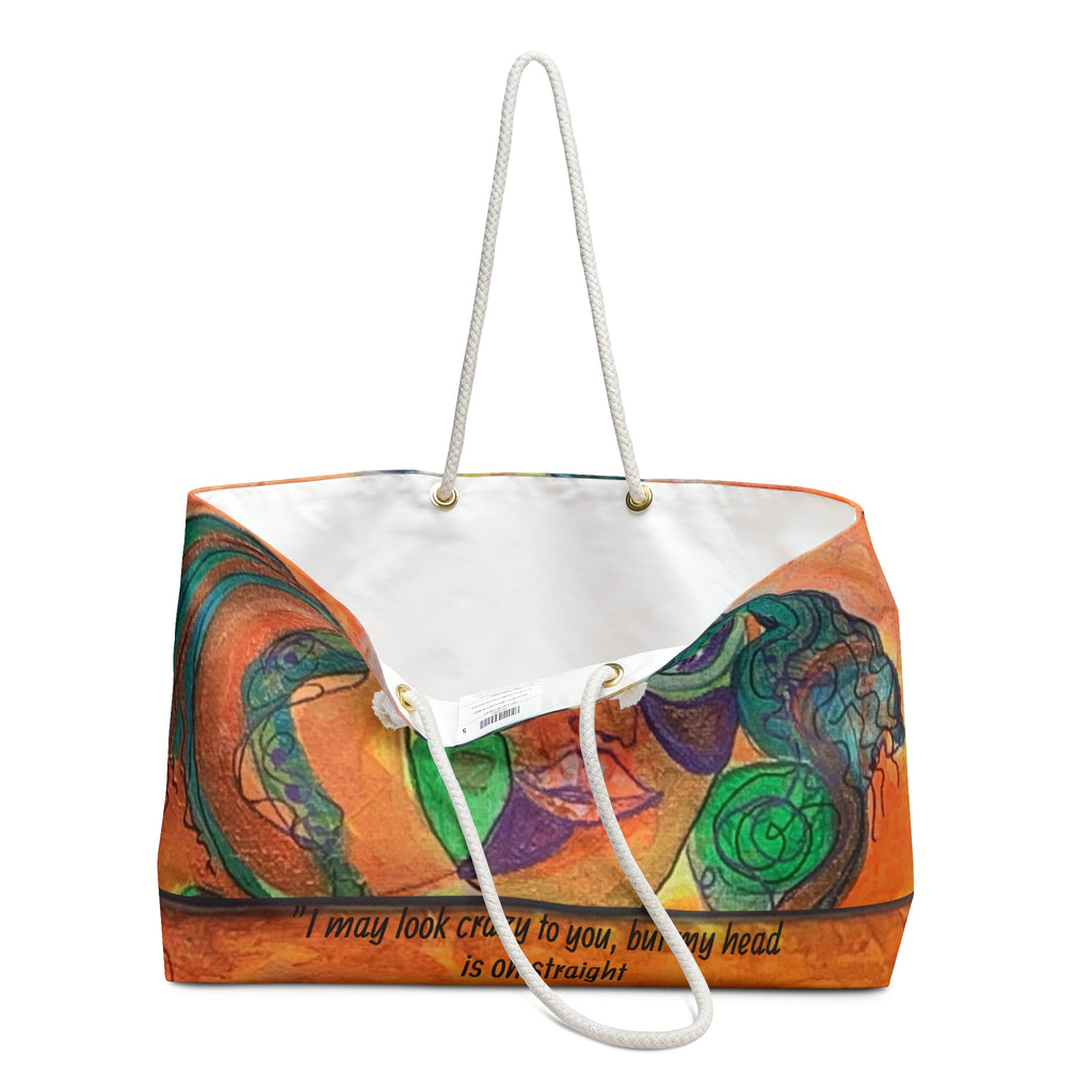 Straight Head Weekender Bag — Classic Travel Duffle