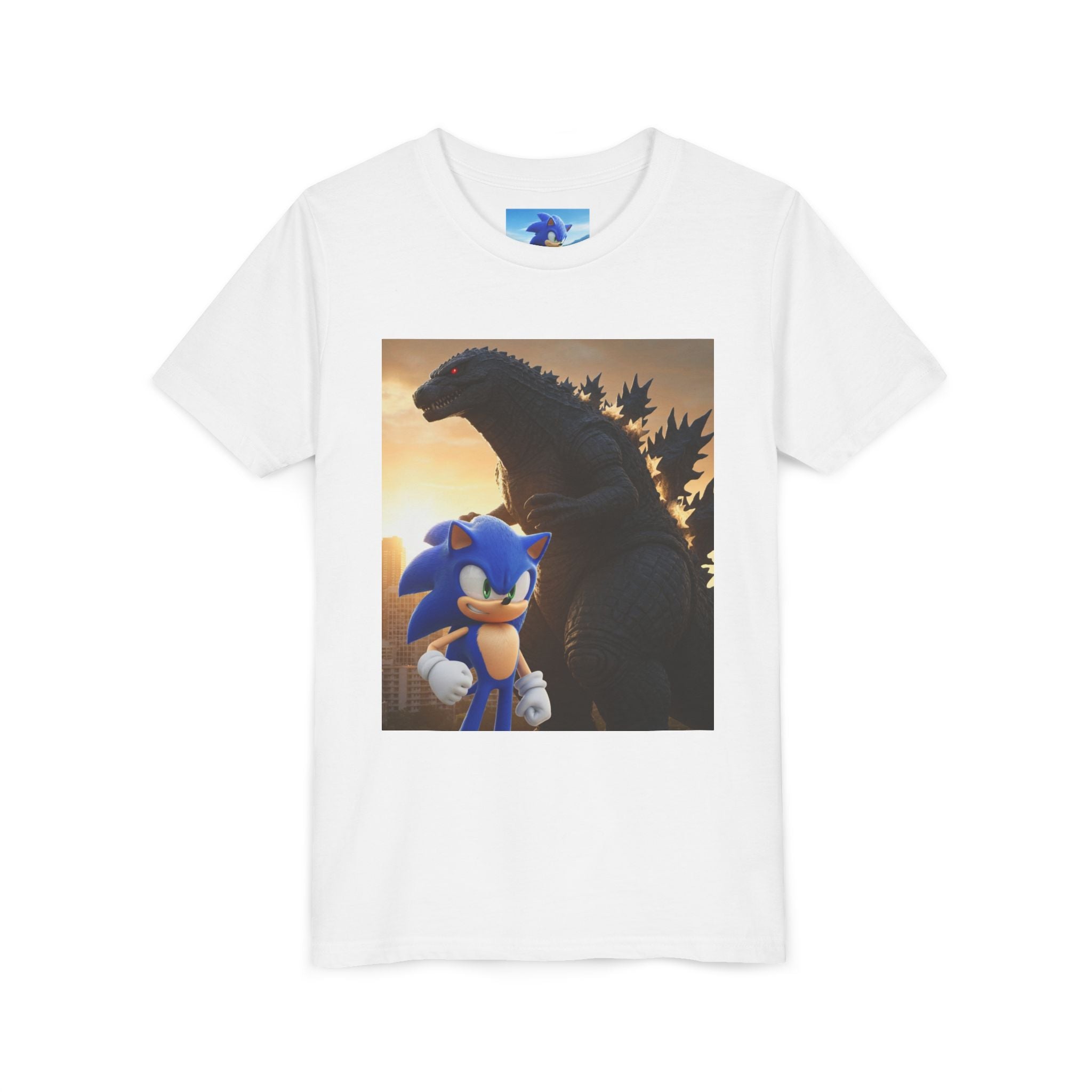 Youth Tee — Sonic & Mario vs. Monsters Movie Mashup