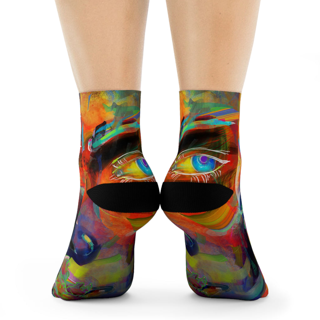 Psychedelic-ly Lit Crew Socks would look great with Psychedelicly-Lit collection of Hoodies and T-shirts
