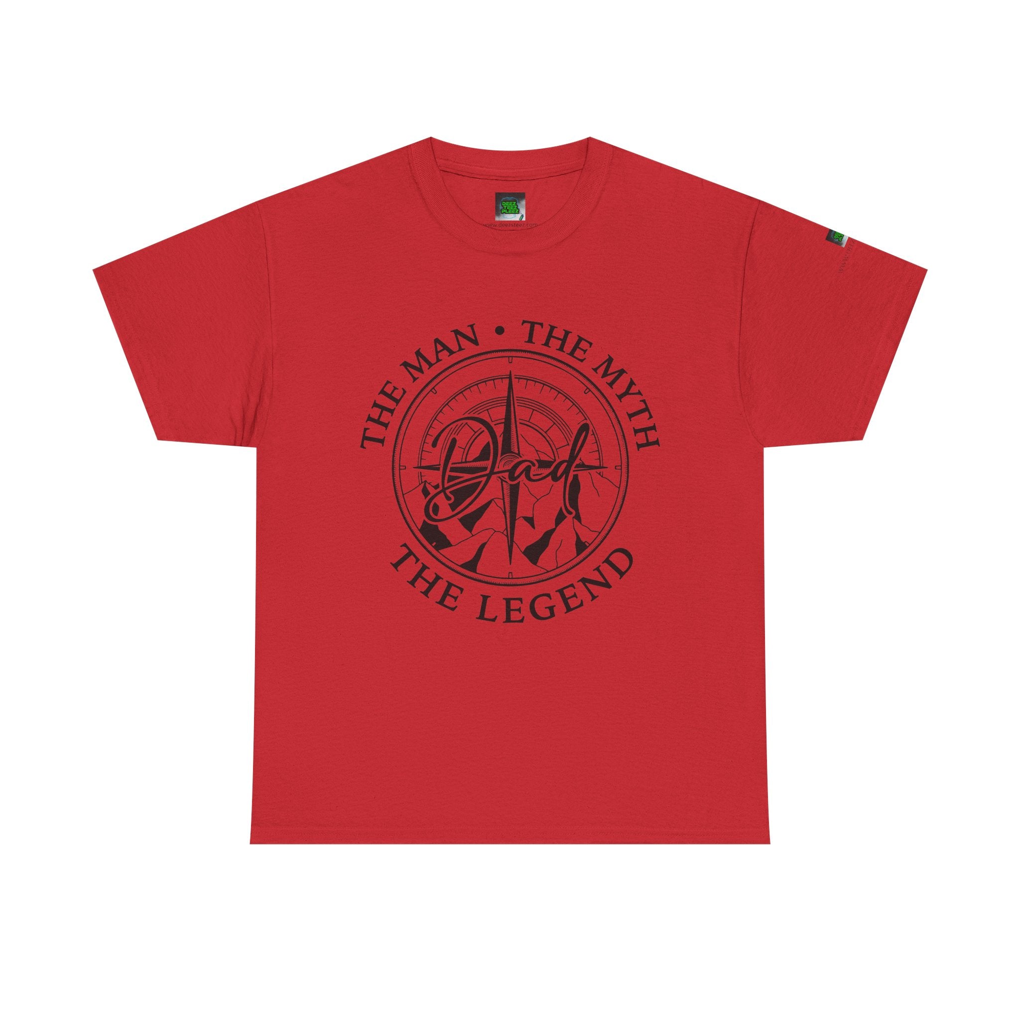Dad Badge T-Shirt — "The Man • The Myth • The Legend" Vintage Tee