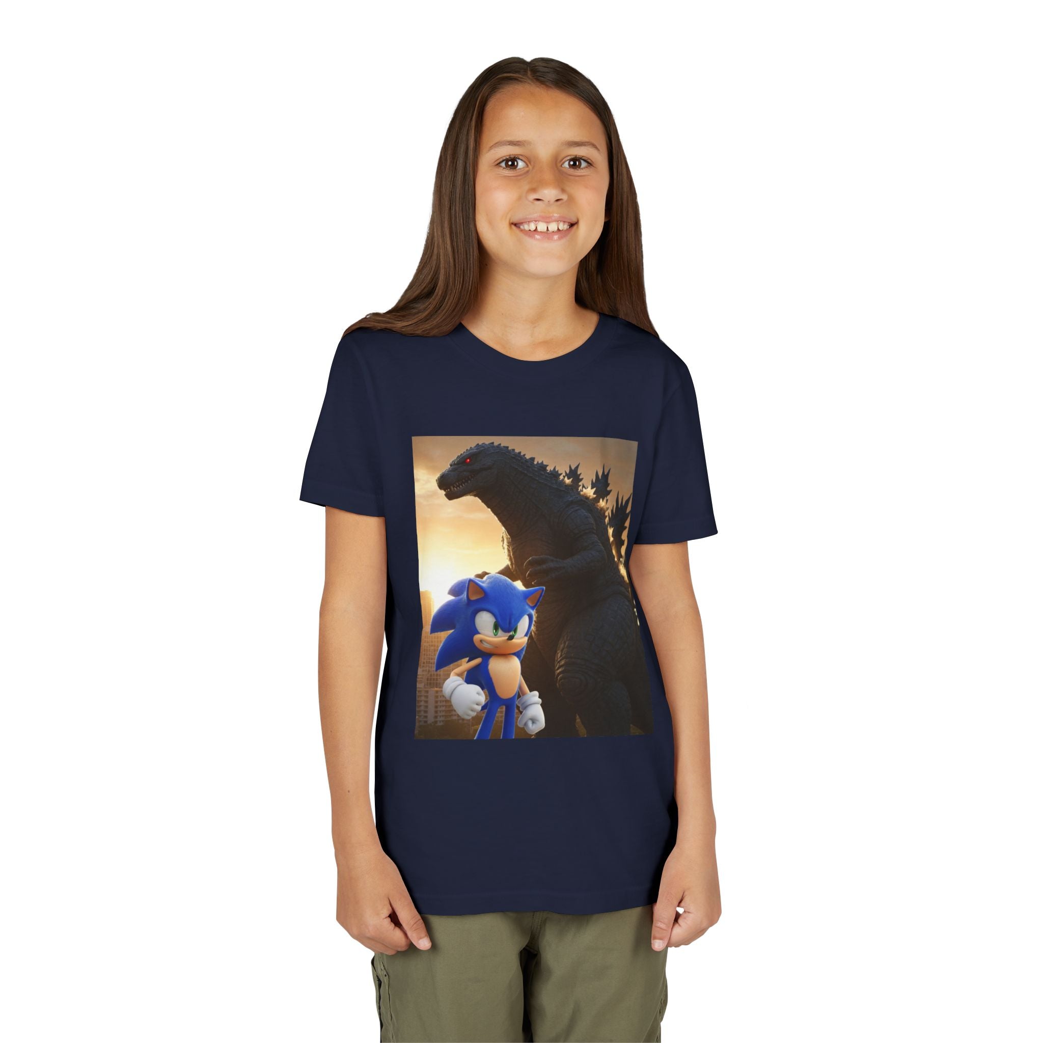 Youth Tee — Sonic & Mario vs. Monsters Movie Mashup