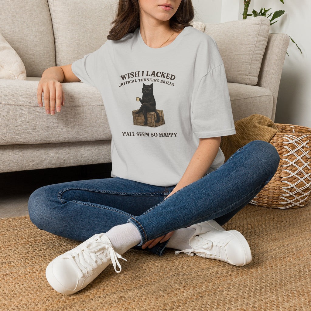 Unisex Softstyle T-Shirt "I Wish Cool Cat"