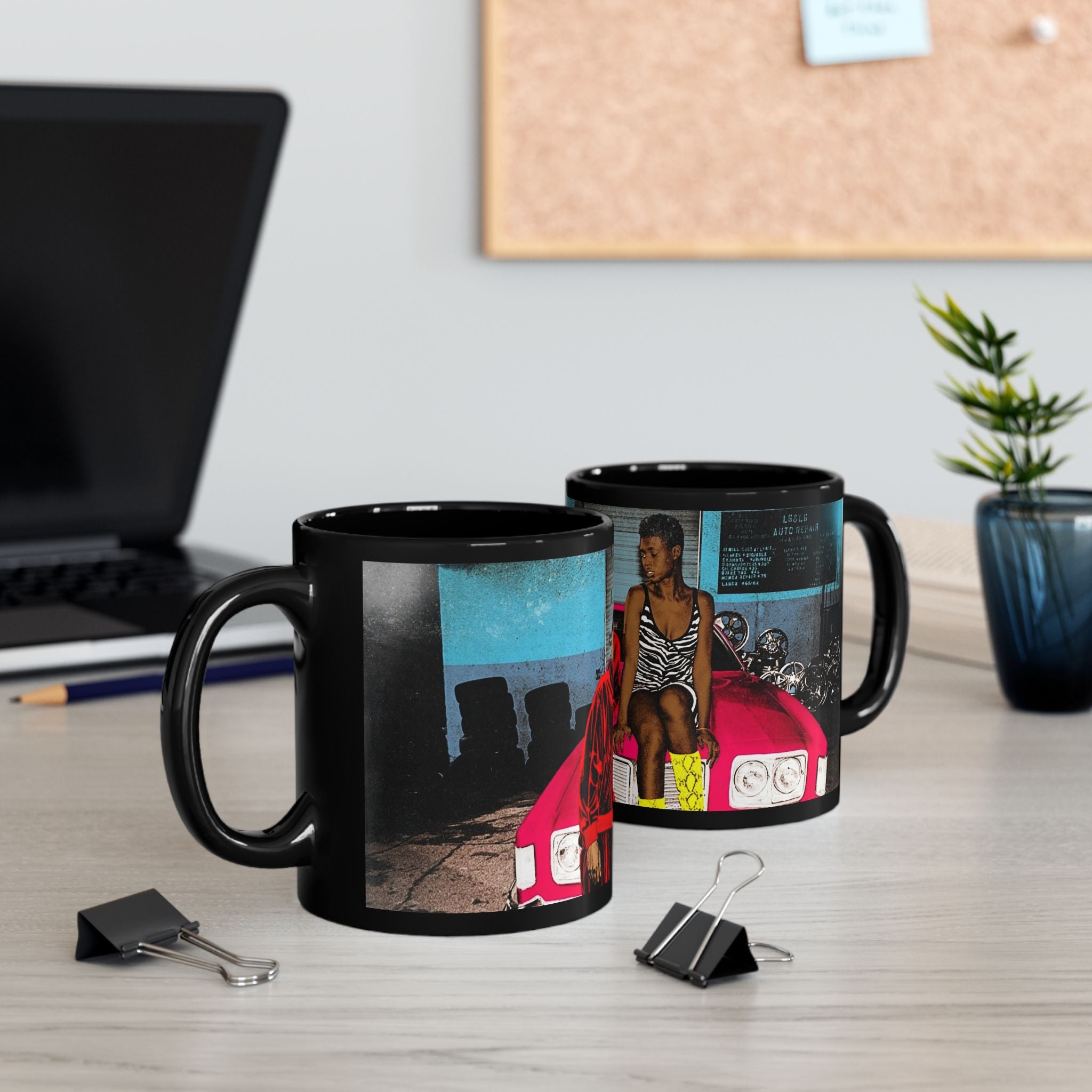 Black Mug — A uniquely urban vibe; sip n savor your fav drinks, all while reminiscing- Queen & Slim. Thee slept-on, quintessential classic. Enjoy!