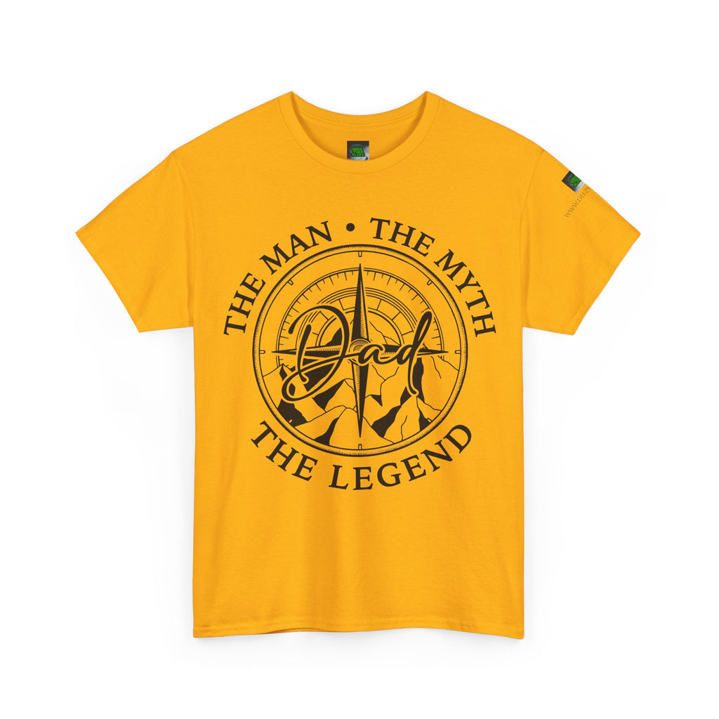 Dad Badge T-Shirt — "The Man • The Myth • The Legend" Vintage Tee