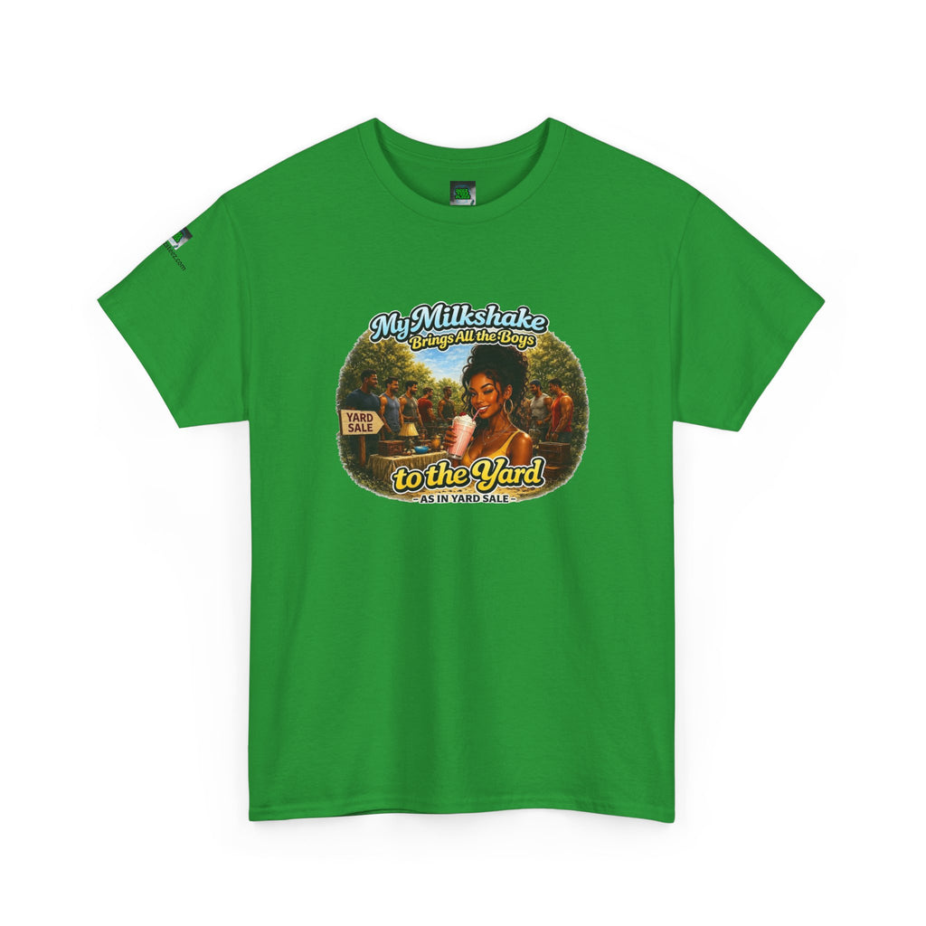 Copy of Retro Milkshake Shop Graphic Tee — "My Milkshake Brings All The Boys To The Yard" Vintage Art