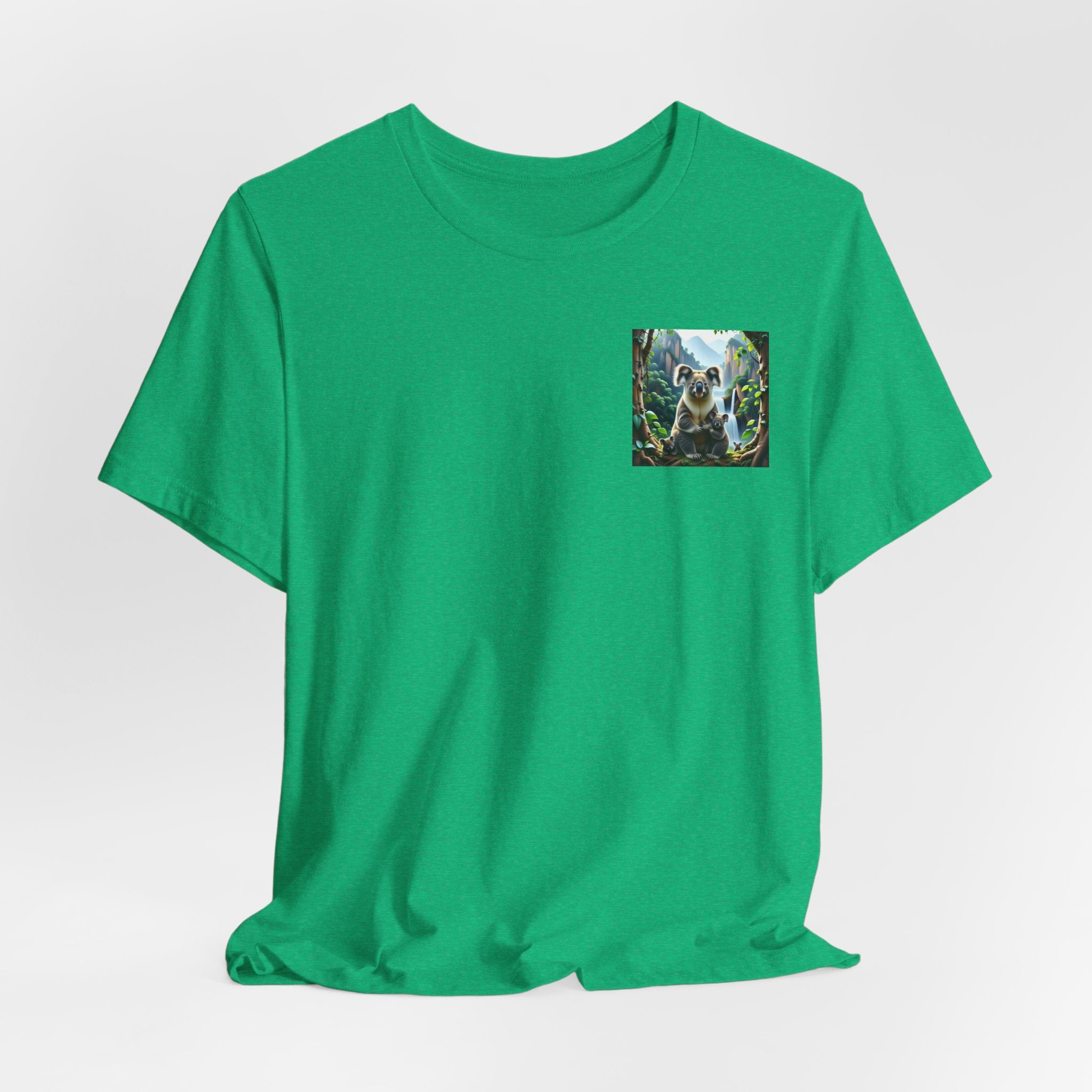 Koala Pocket Tee – Cute Wildlife Graphic Short Sleeve Shirt