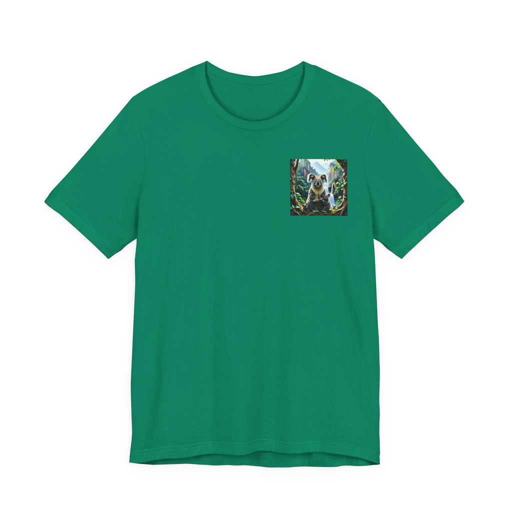 Koala Pocket Tee – Cute Wildlife Graphic Short Sleeve Shirt