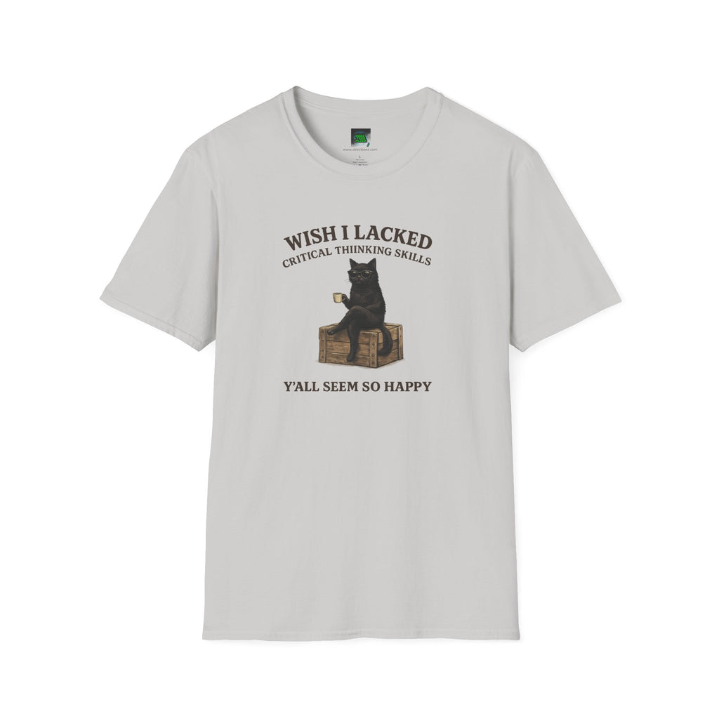 Unisex Softstyle T-Shirt "I Wish Cool Cat"