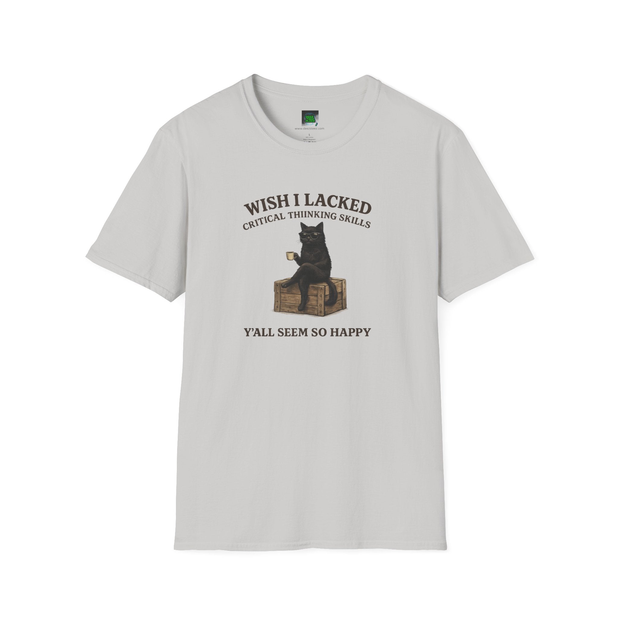 Unisex Softstyle T-Shirt "I Wish Cool Cat"