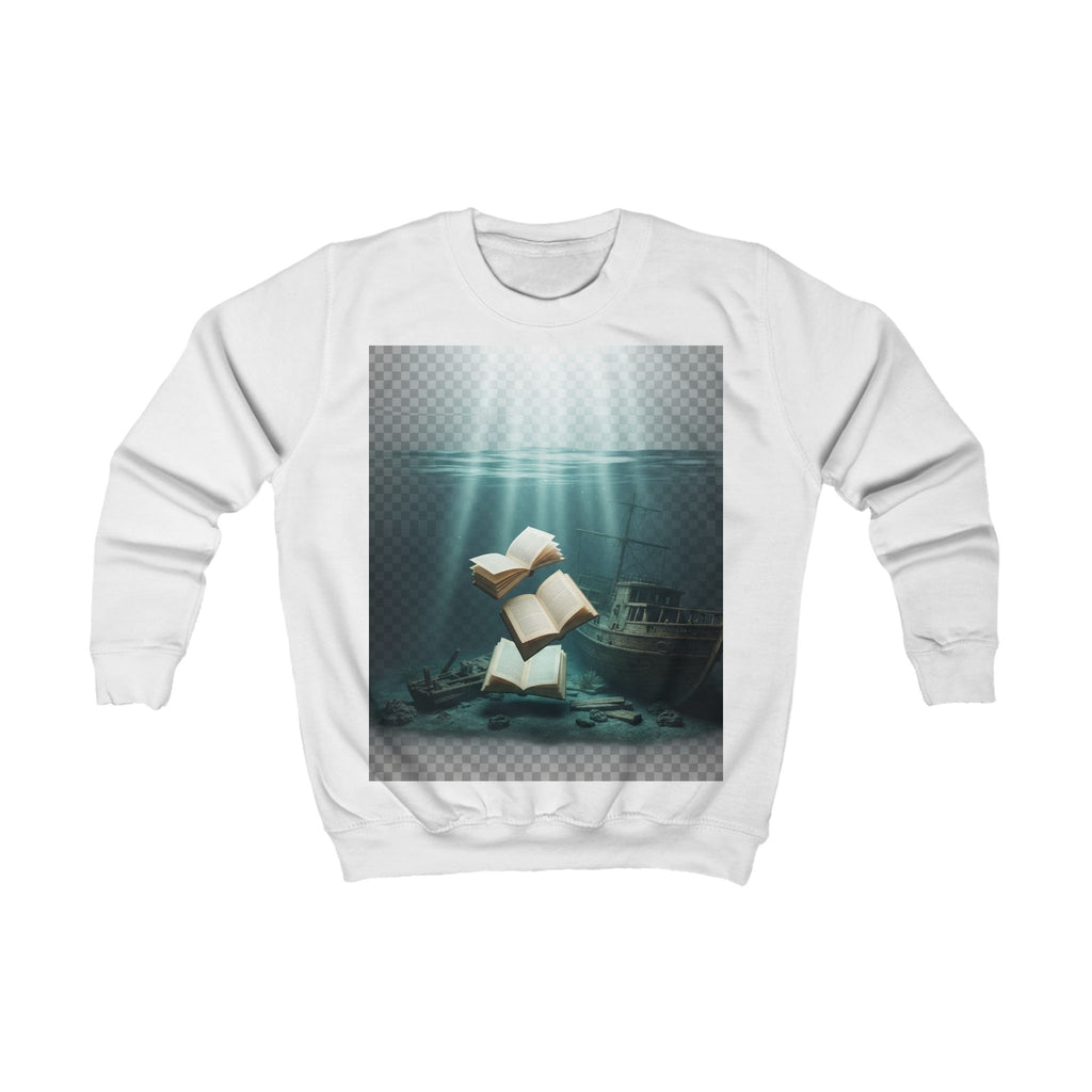 Kids Sweatshirt — Youth Books of Knowledge Sun Rays Design
