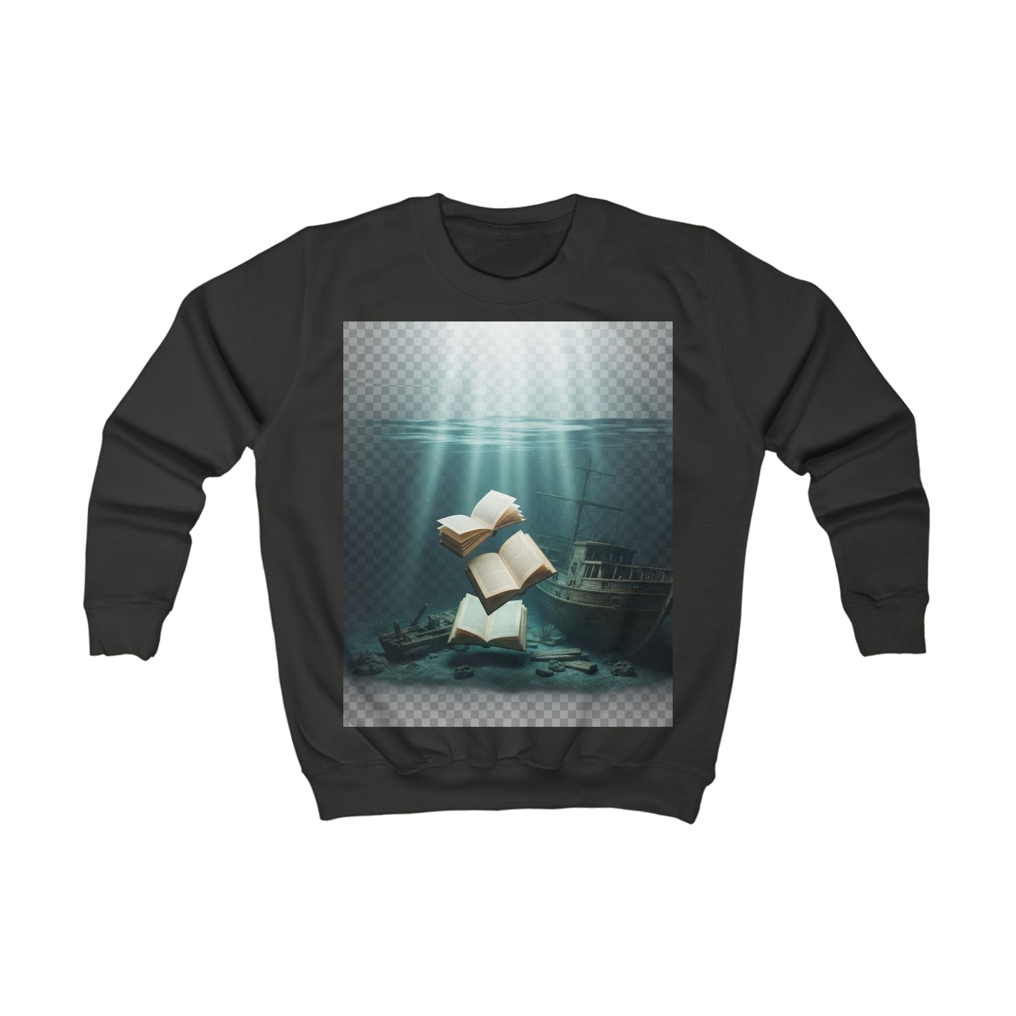 Kids Sweatshirt — Youth Books of Knowledge Sun Rays Design