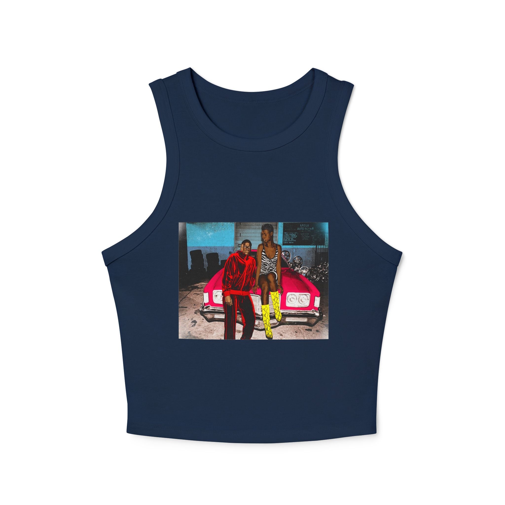 Urban Racer Tank Top —  Que$N and Slim Crop Tank