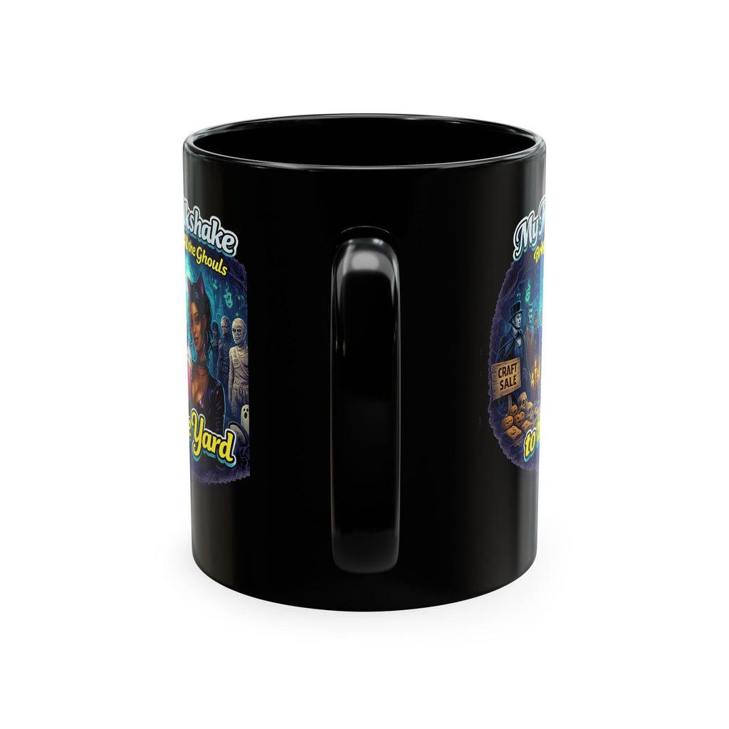 My Milkshake Brings All the Ghouls to the Yard Halloween Ceramic Mug