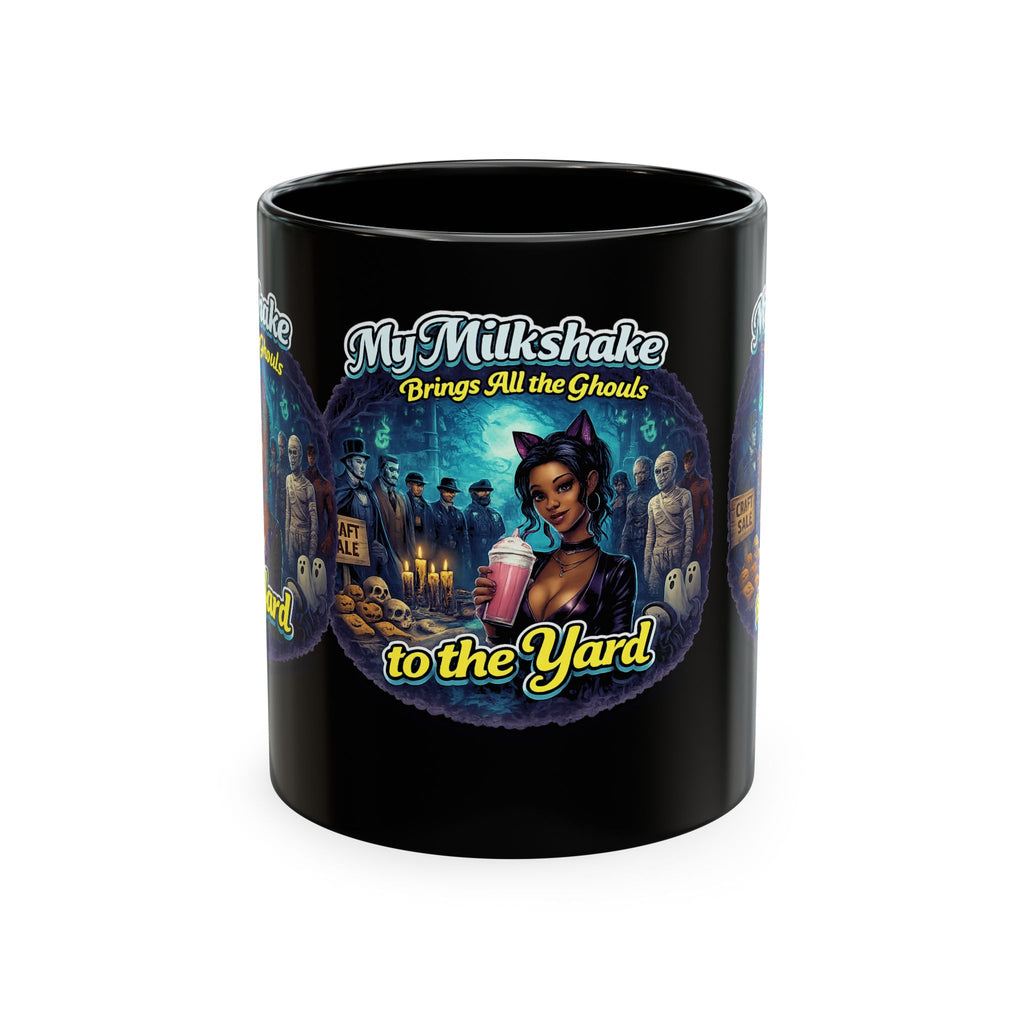 My Milkshake Brings All the Ghouls to the Yard Halloween Ceramic Mug
