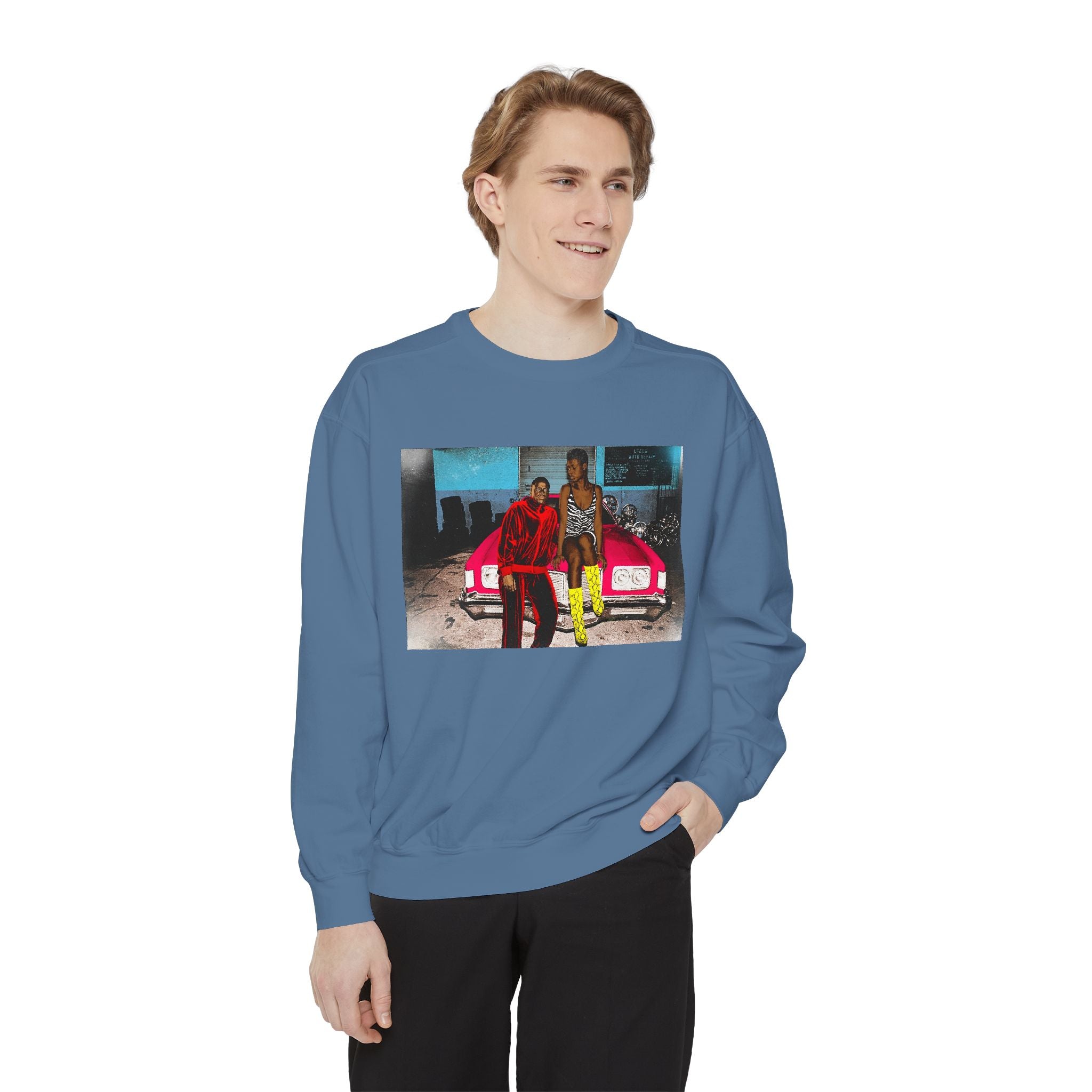 Unisex Sweatshirt - A uniquely urban vibe, reminisce and enjoy- Qu$en & Slim. Thee slept-on, quintessential classic.