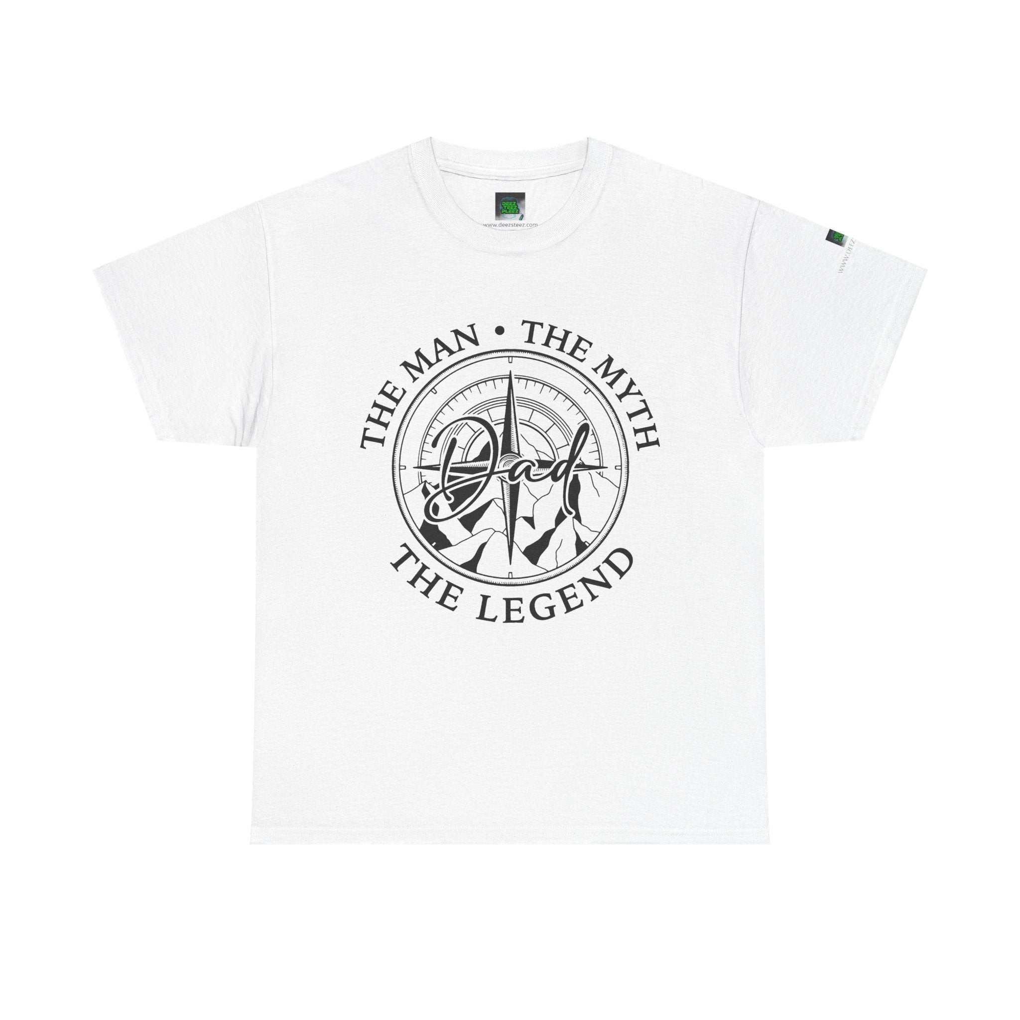 Dad Badge T-Shirt — "The Man • The Myth • The Legend" Vintage Tee