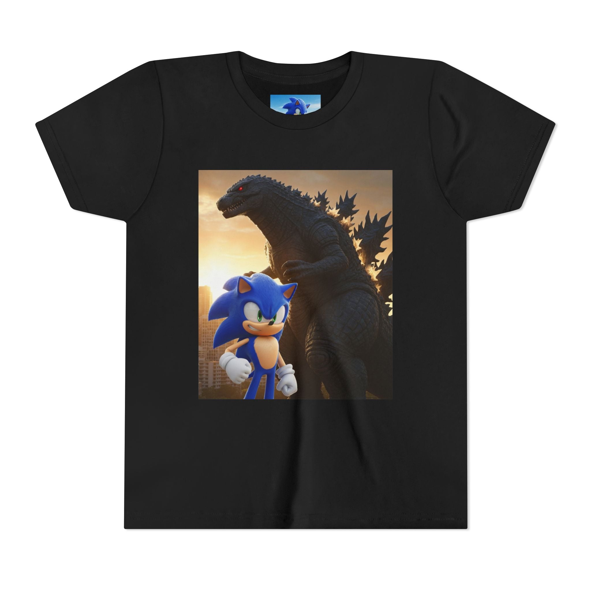 Youth Tee — Sonic & Mario vs. Monsters Movie Mashup