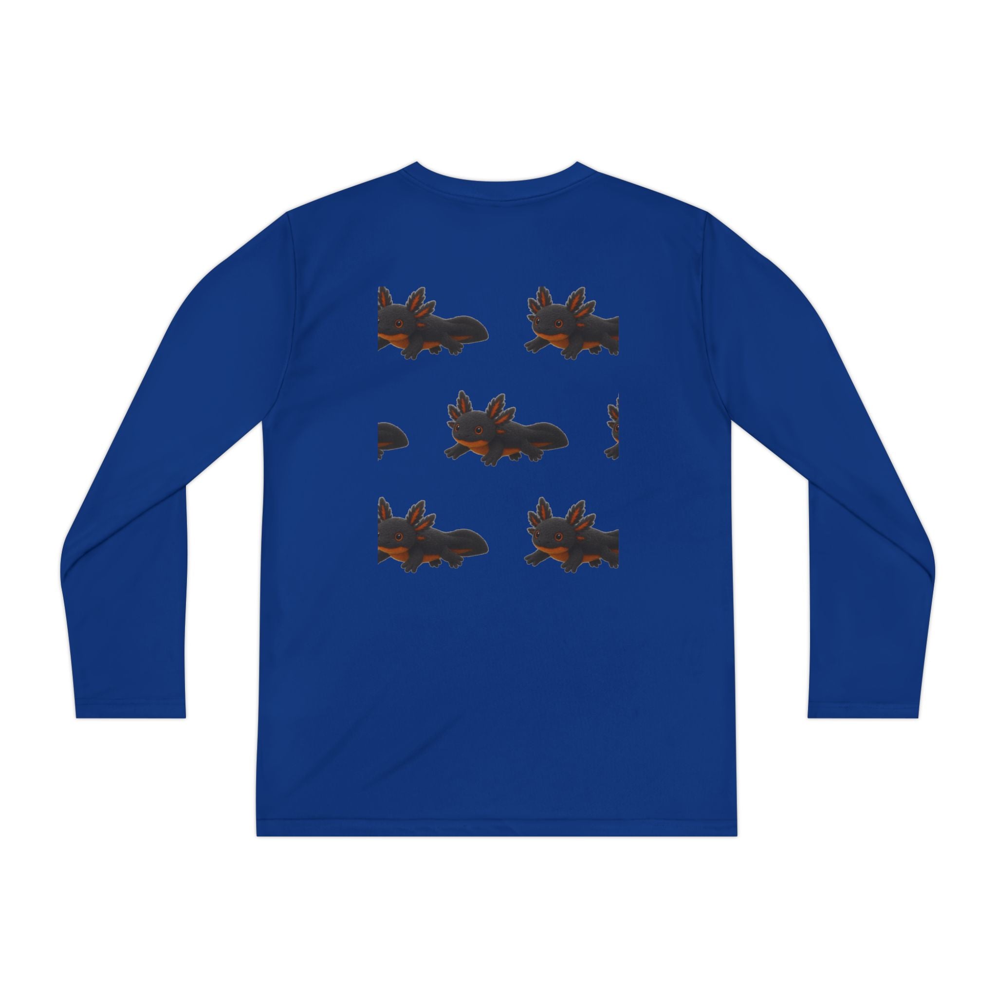 Axolotl Fun Facts Youth Long Sleeve Tee — "Water Salamander"