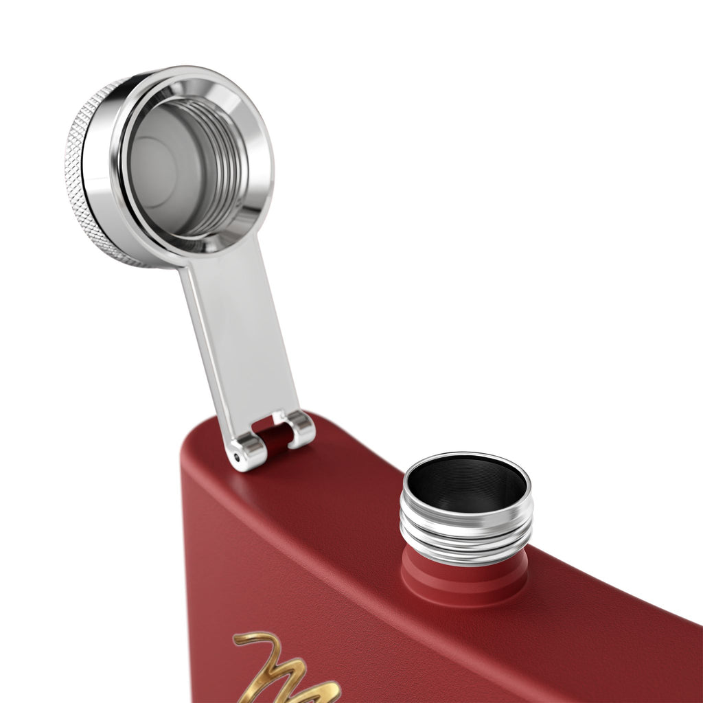 6 oz Stainless Steel Flask — "Michael Jackson" Montage Design