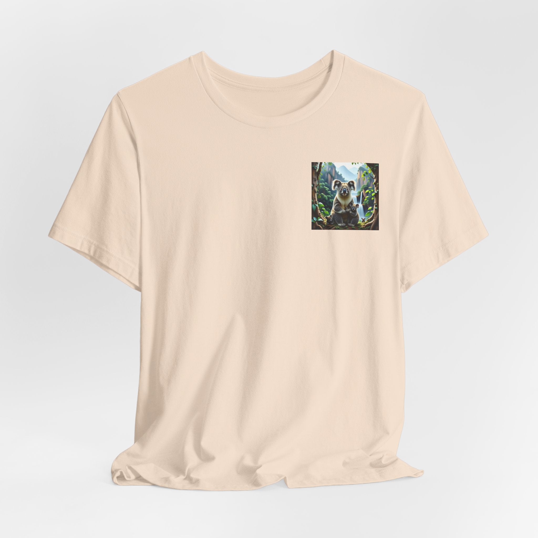 Koala Pocket Tee – Cute Wildlife Graphic Short Sleeve Shirt