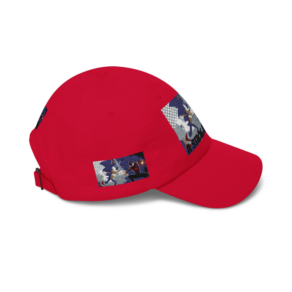 Sonic vs. Miles Morales Space Dad Cap — Youth Graphic Baseball Hat