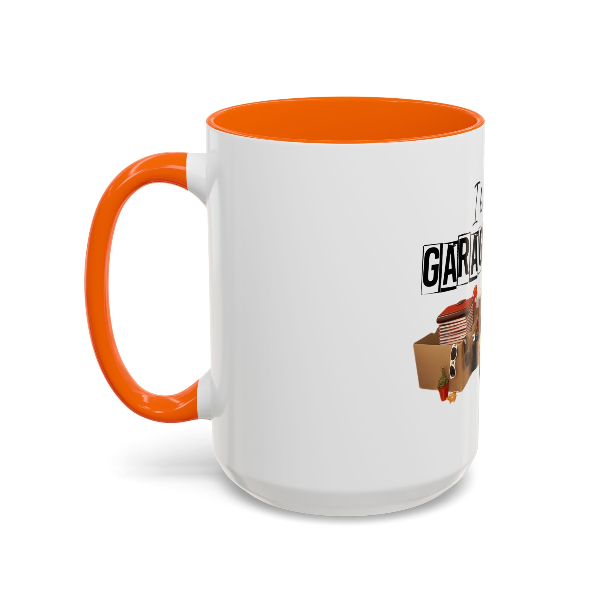 Garage & Yard Sale Coffee Mug — "I Brake for Garage & Yard Sales" Accent Mug