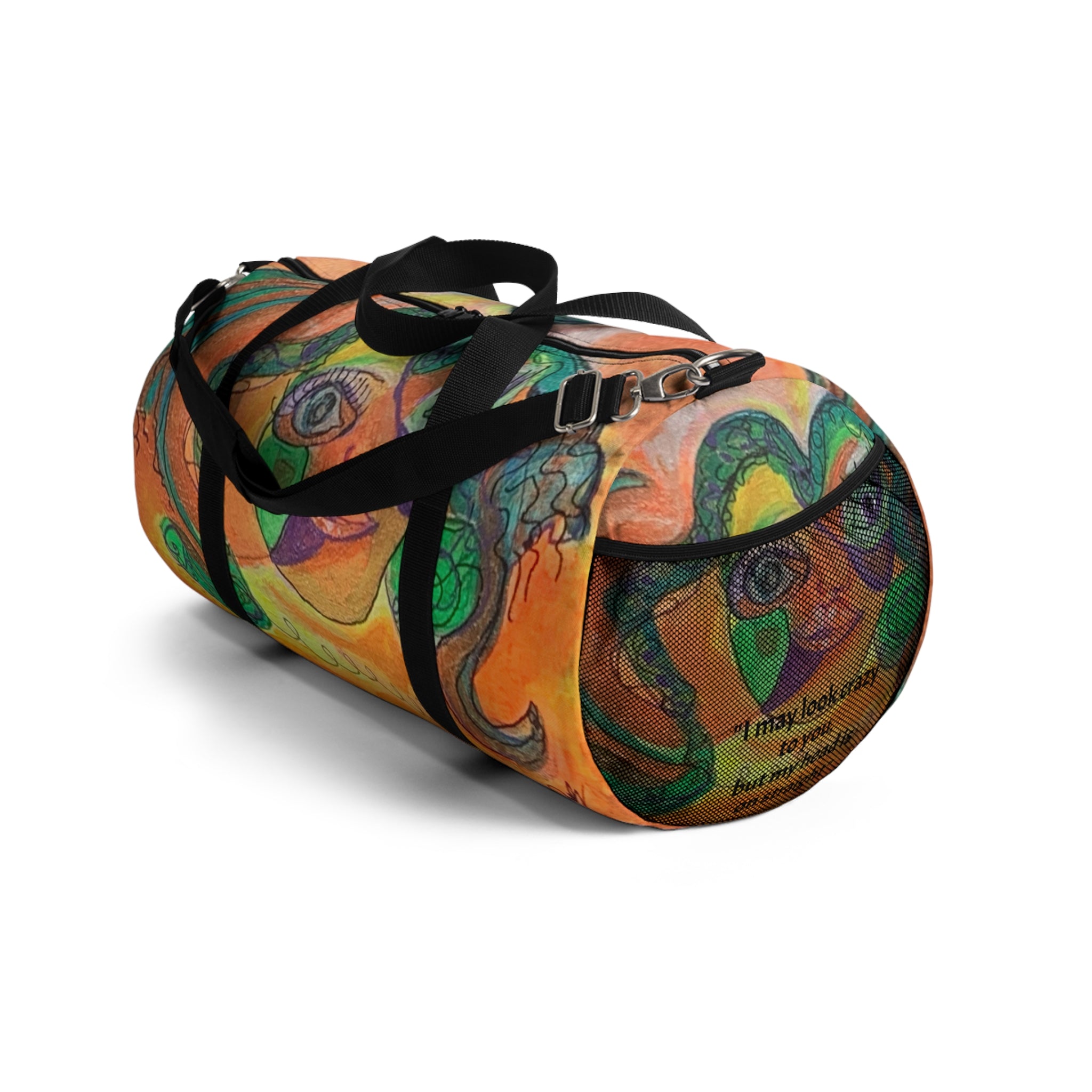 Pause 11 'My Head Is On Straight' Duffel Bag – Weekend Getaway Travel Bag