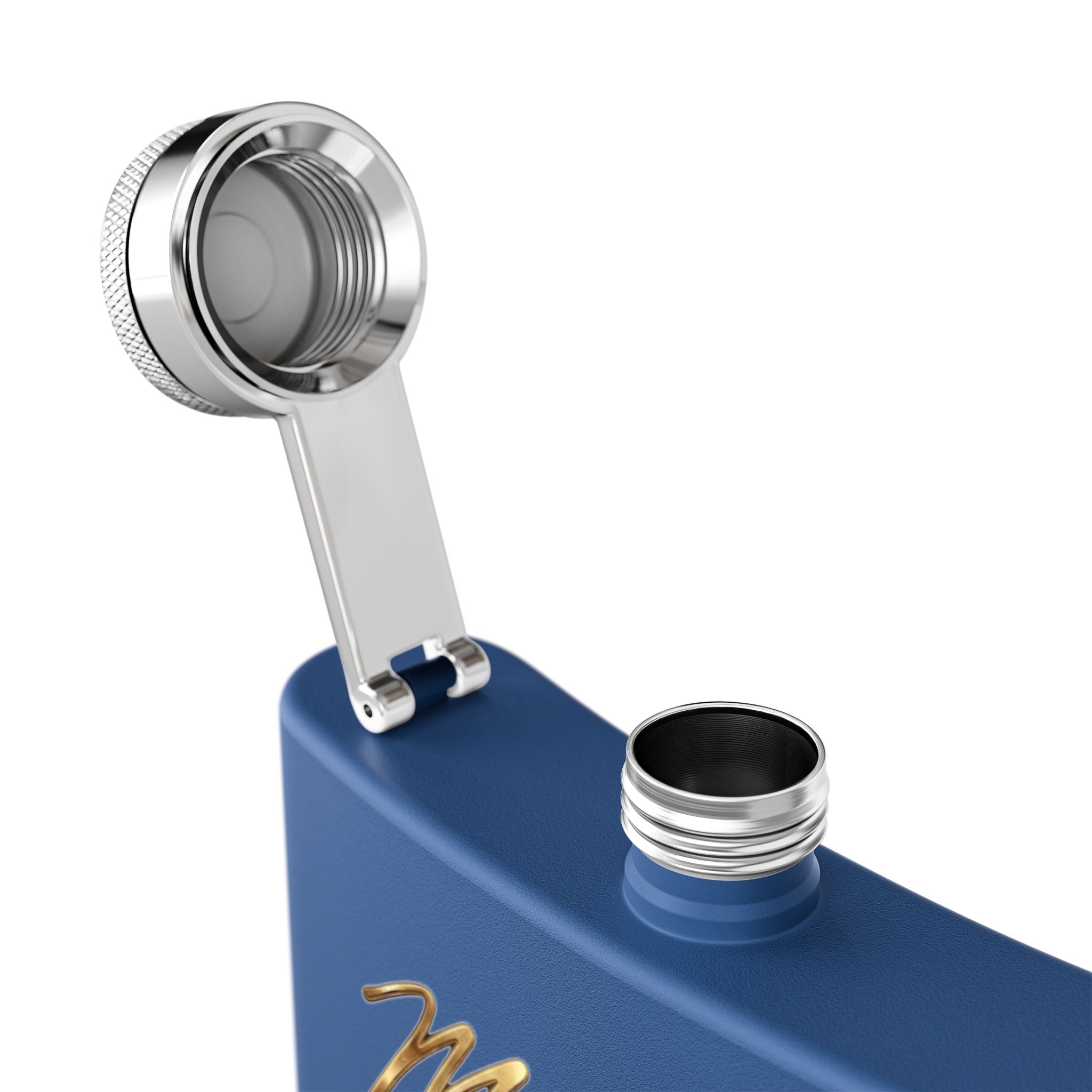 6 oz Stainless Steel Flask — "Michael Jackson" Montage Design