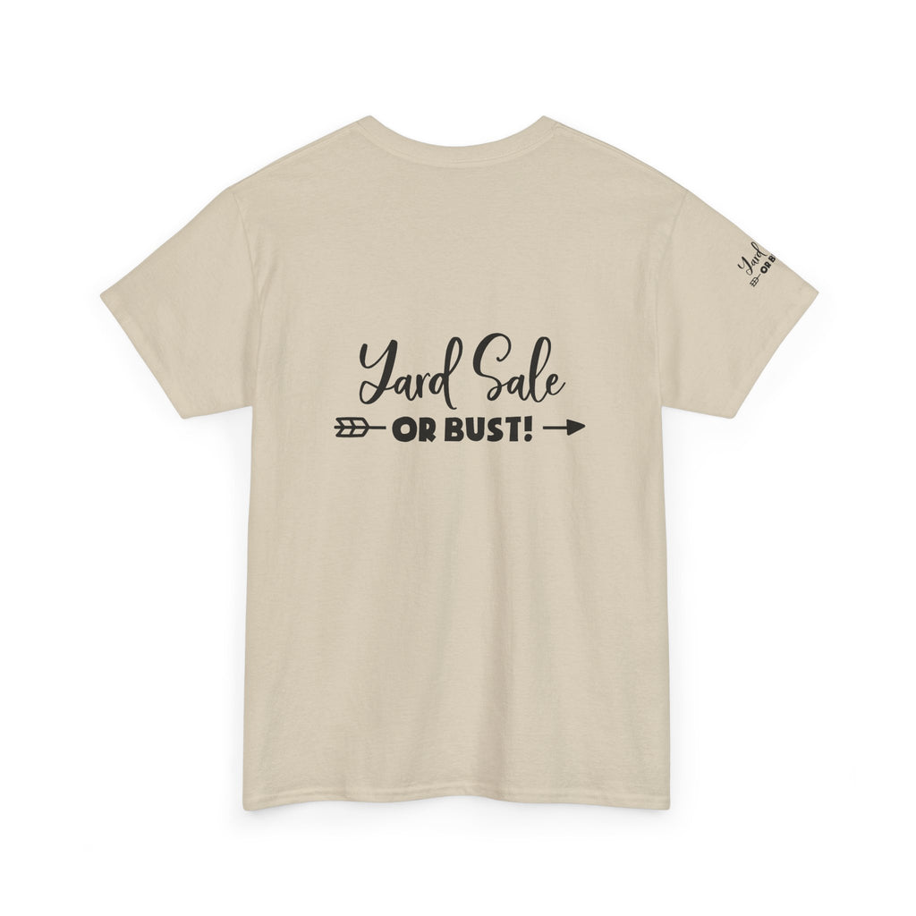 Unisex Heavy Cotton Tee Yard Sales OLD STUFF/ New Treasure