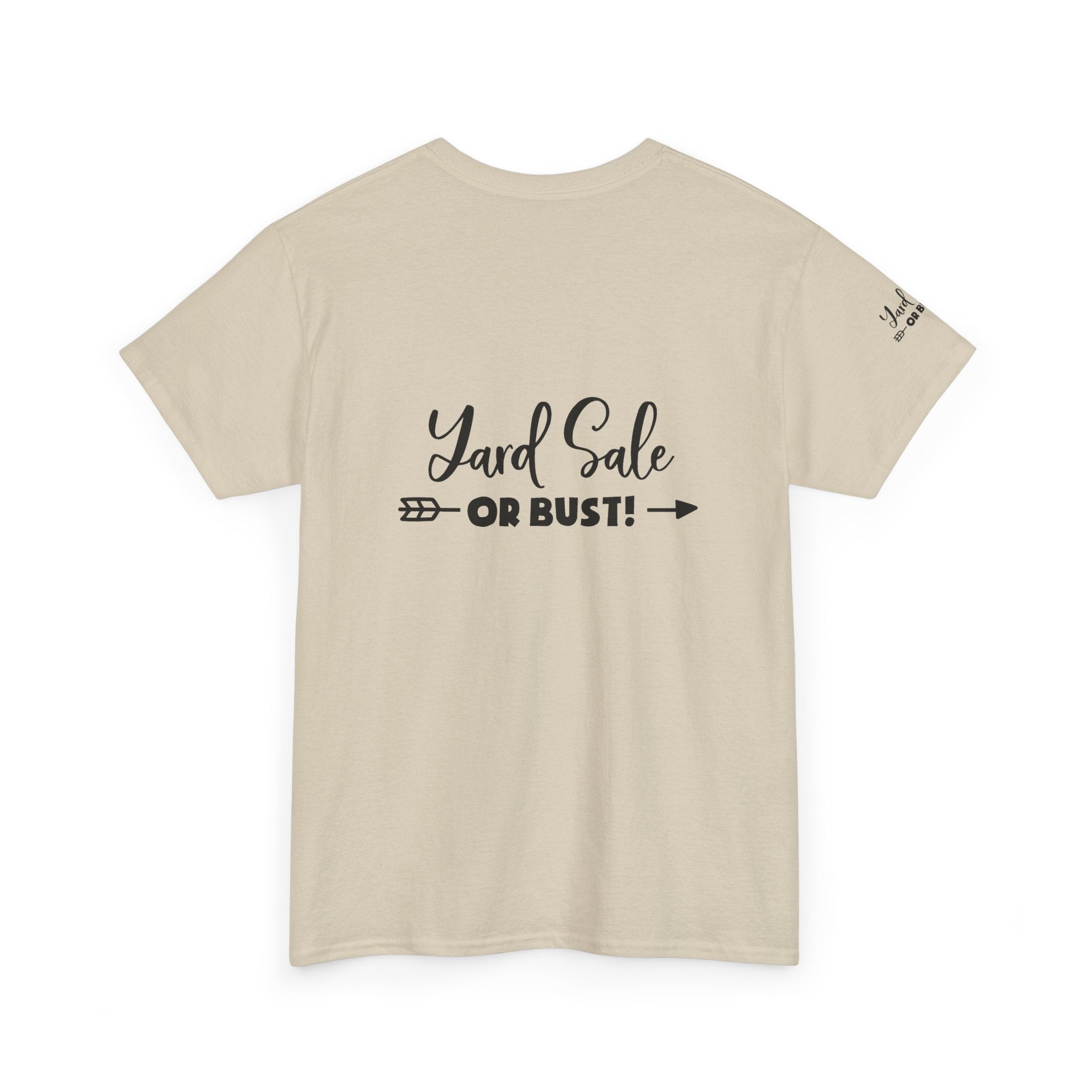 Unisex Heavy Cotton Tee Yard Sales OLD STUFF/ New Treasure