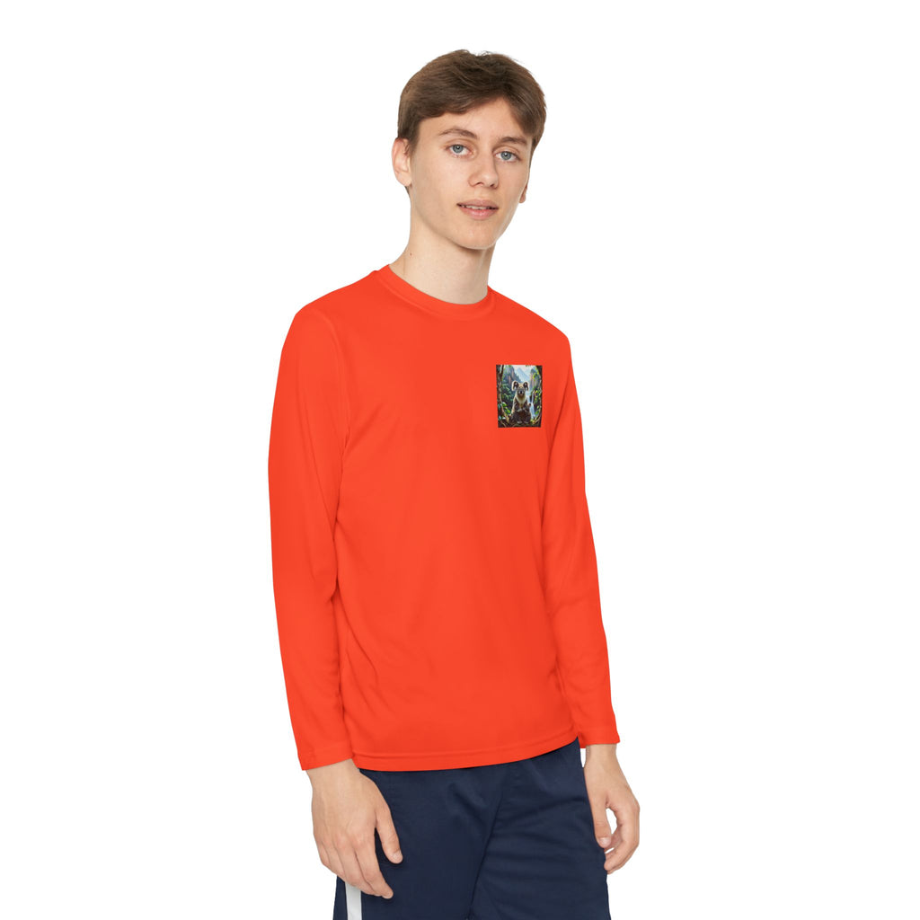 Youth Long Sleeve Tee — Small Nature Graphic Chest Print