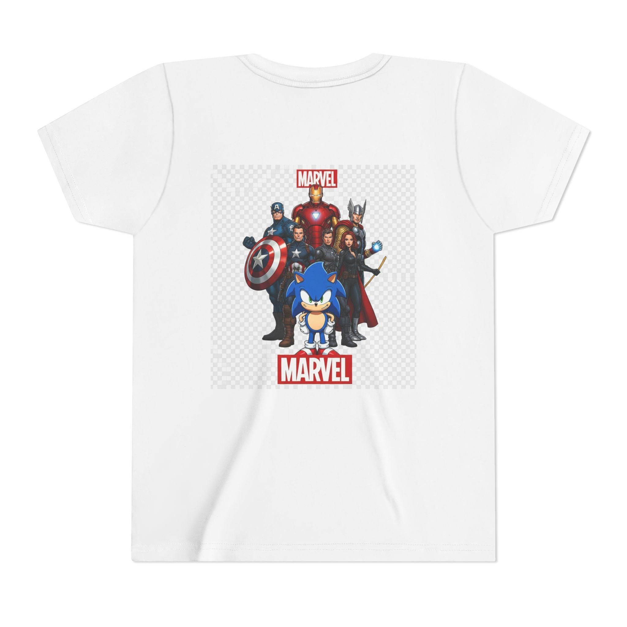 Kids Marvel & Spider-Verse Superhero Tee — Sonic & Avengers Graphic Youth T-Shirt
