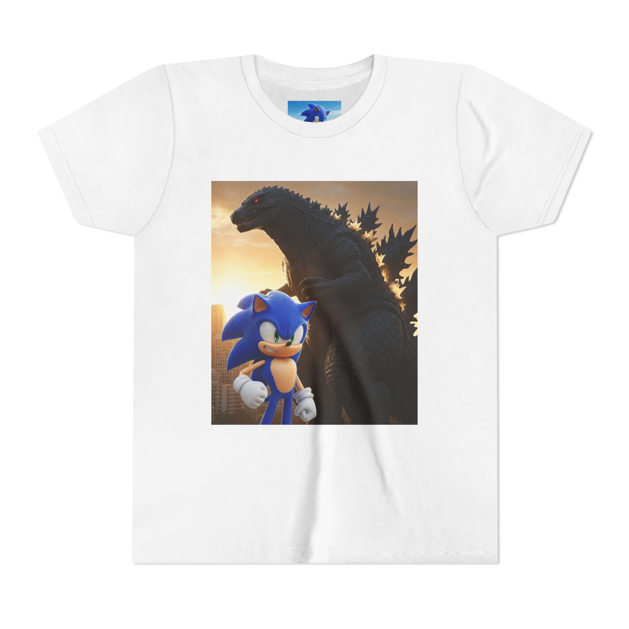 Youth Tee — Sonic & Mario vs. Monsters Movie Mashup